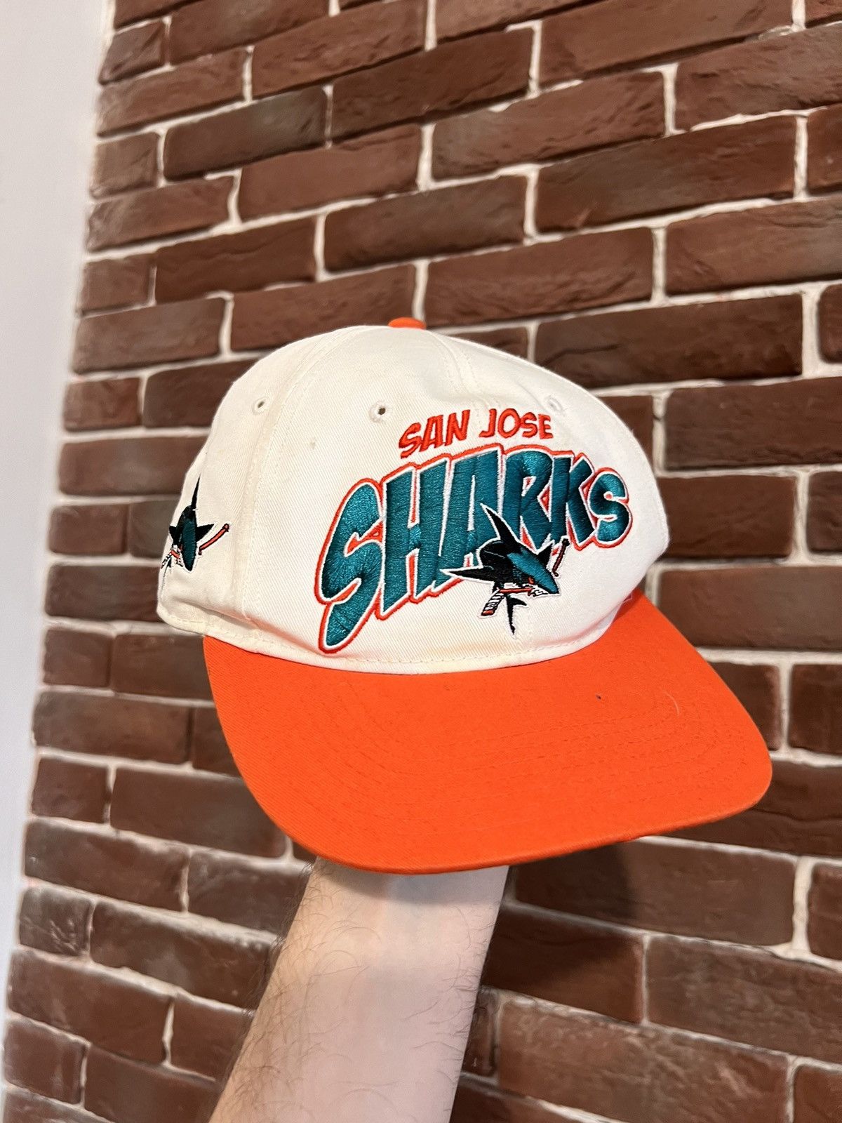 Red san jose sharks hat online