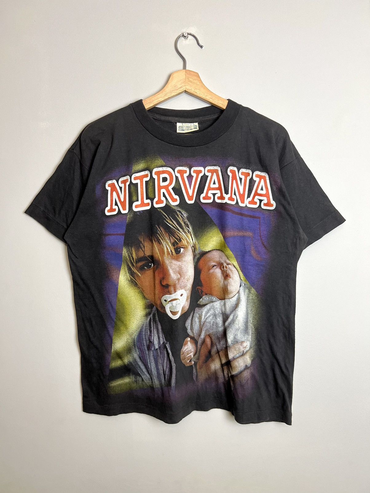 90s nirvana shirt best sale