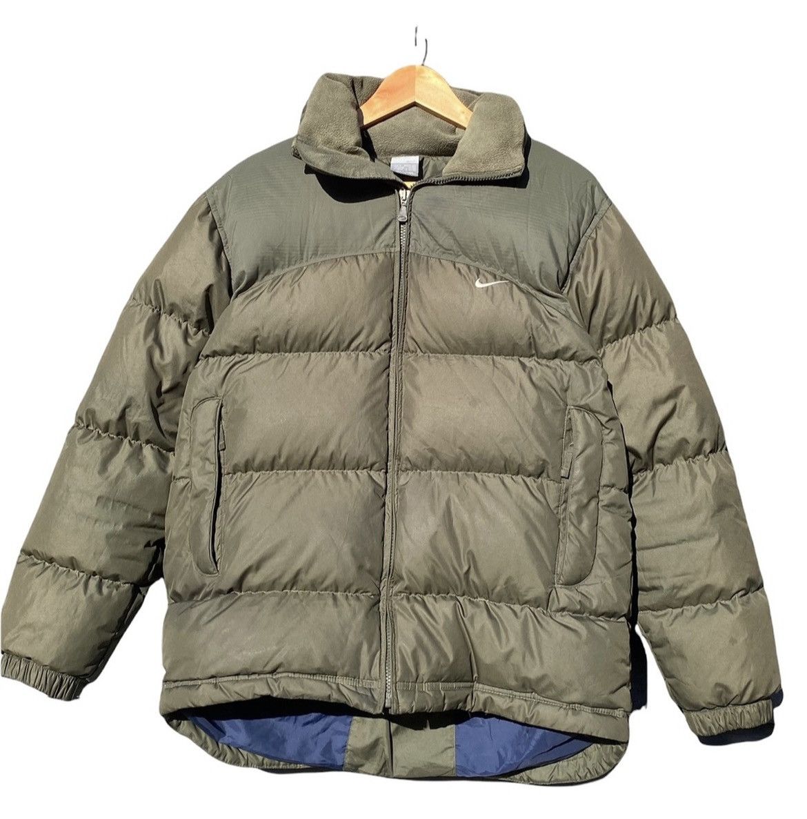 Rare Vintage Y2K Nike Puffer Jacket 00s Hype Streetwear | TOP DRWR 
