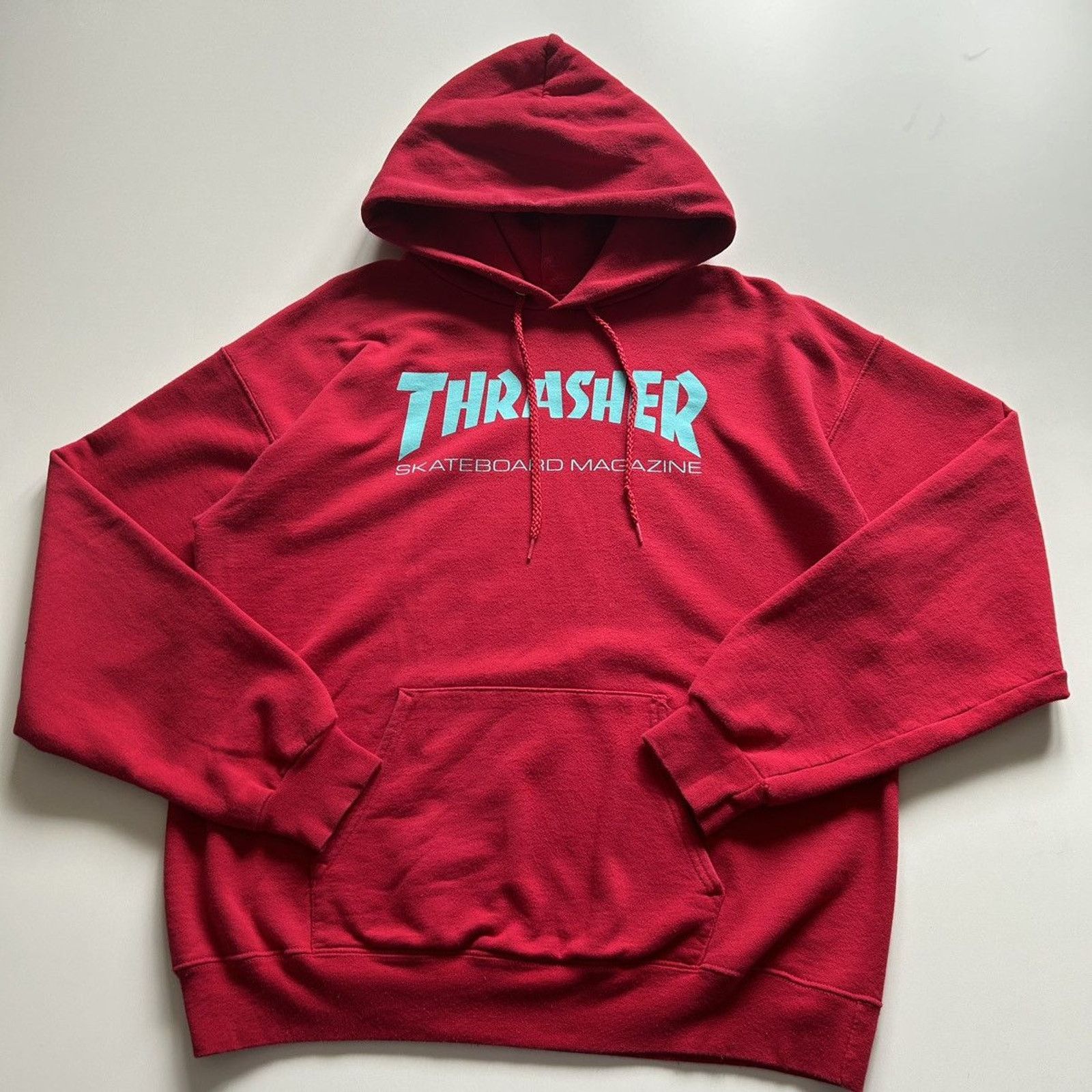 Vintage 2000s Thrasher Magazine Graphic Hoodie Medium Rare TOP DRWR