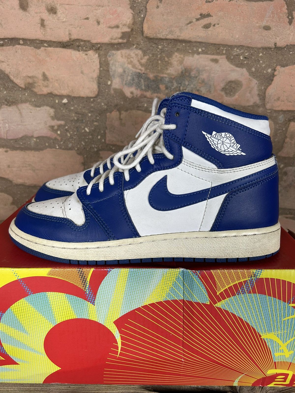 Jordan Brand Nike Jordan 1 Retro Storm Blue GS TOP DRWR