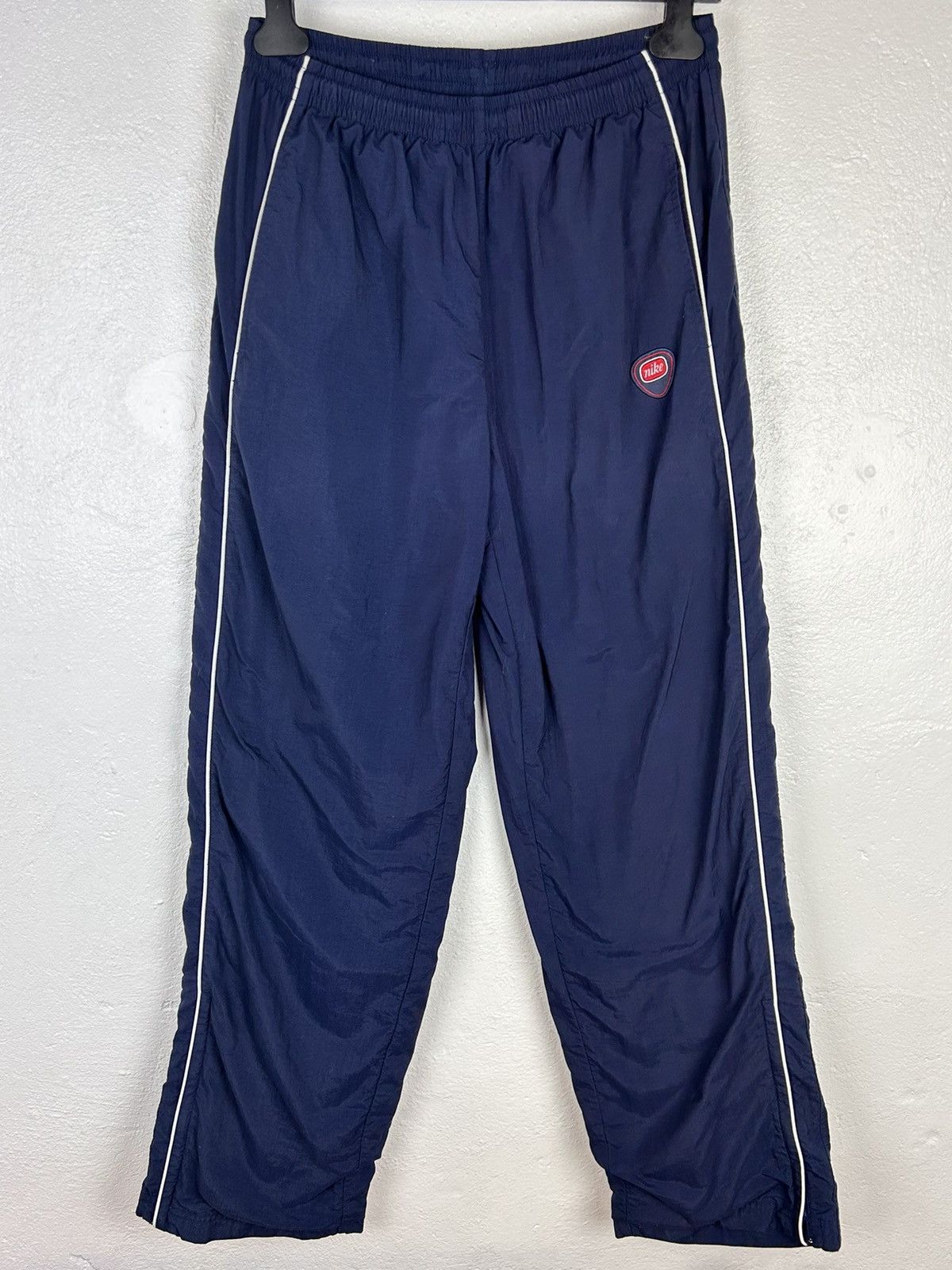 Nike Vintage 00s Vintage Nike Tracksuit Y2K Nylon Parachute Pants TOP DRWR