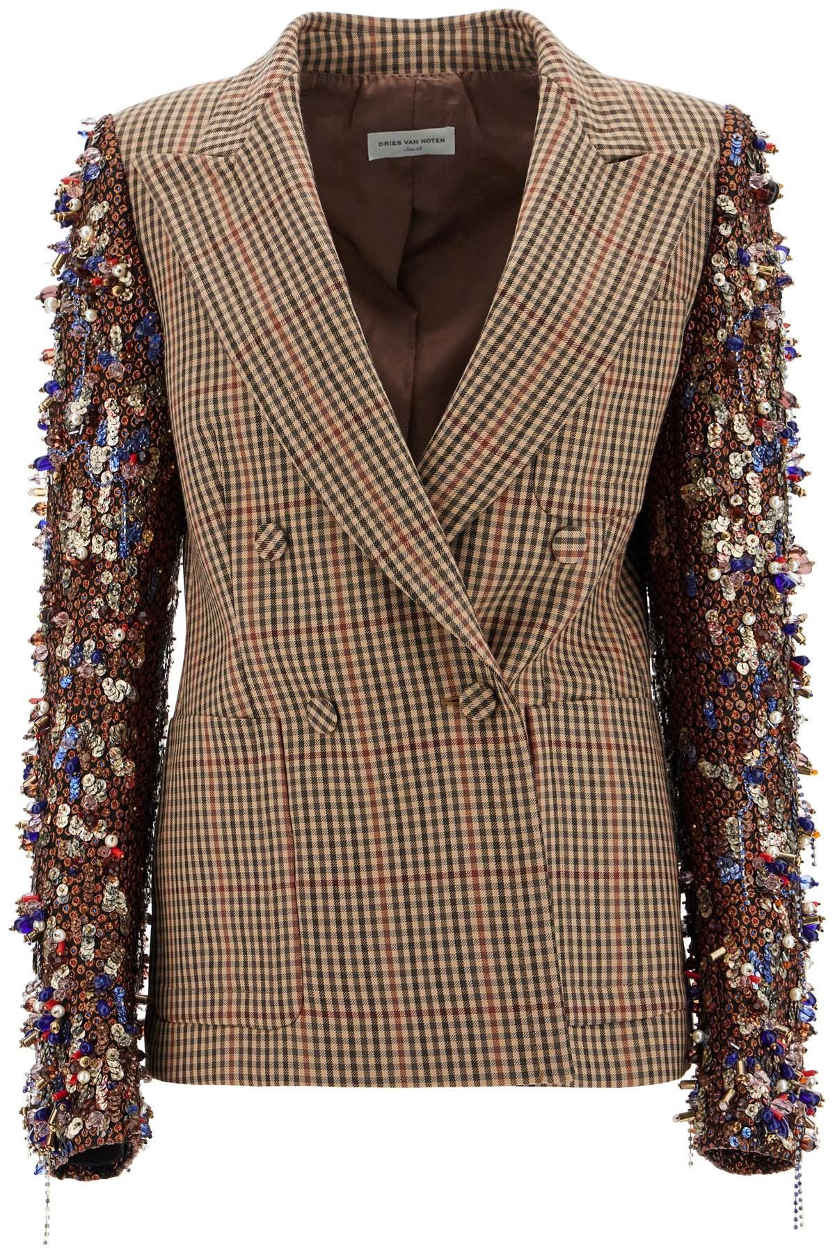 Dries van noten plaid coat shop