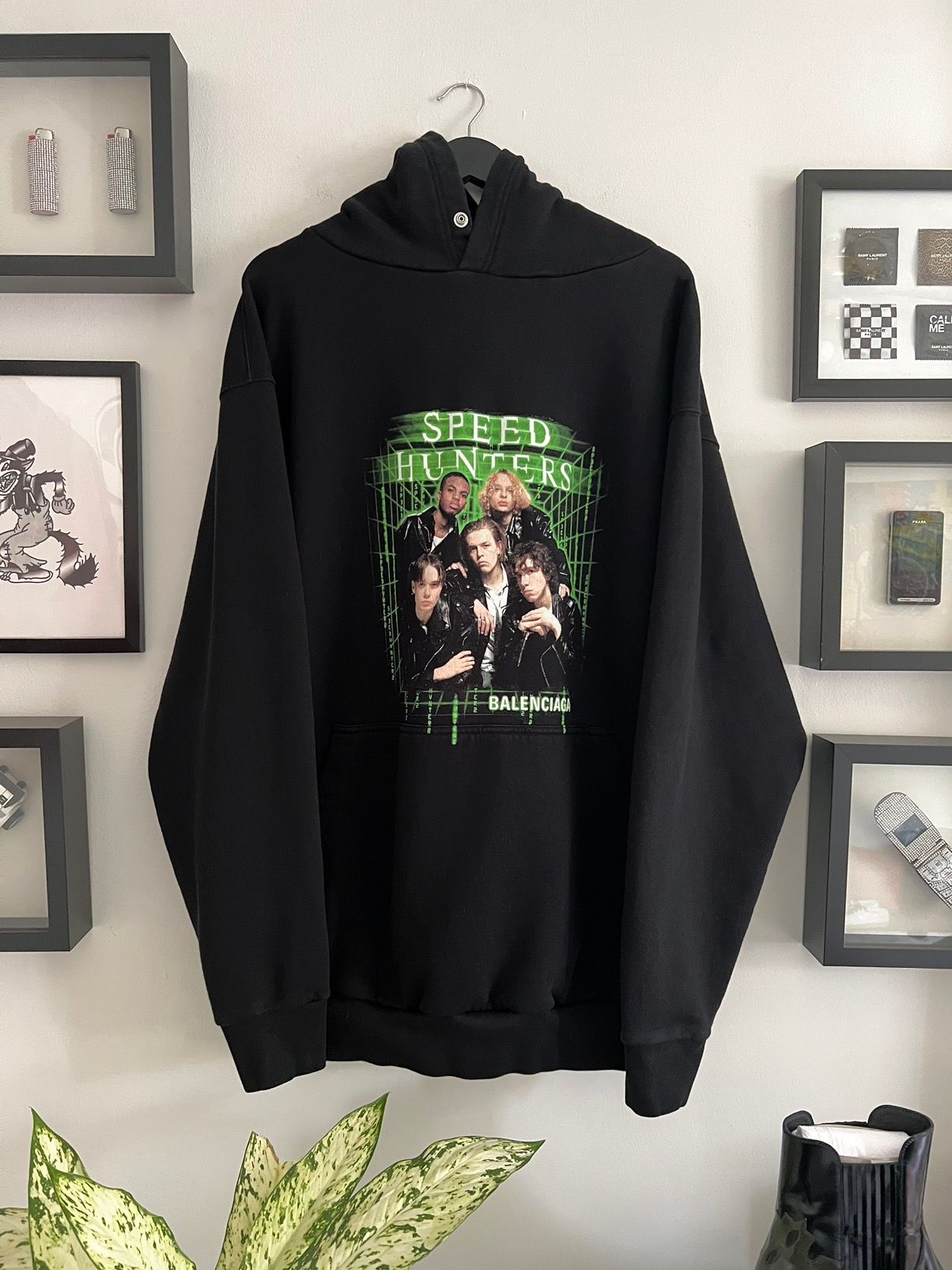 Balenciaga SPEED HUNTERS THICK SNAP HOODIE TOP DRWR