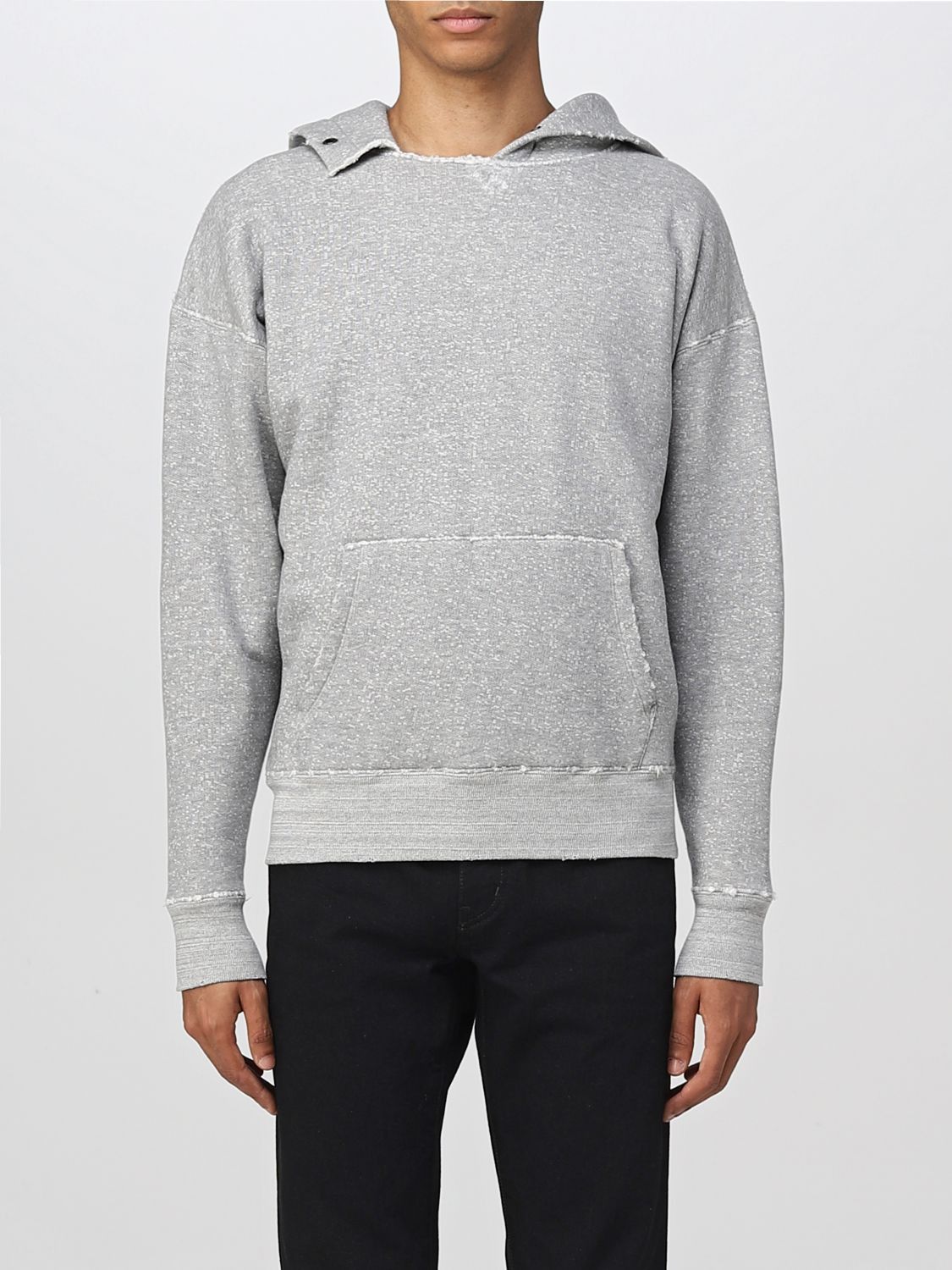 Saint laurent grey sweatshirt sale