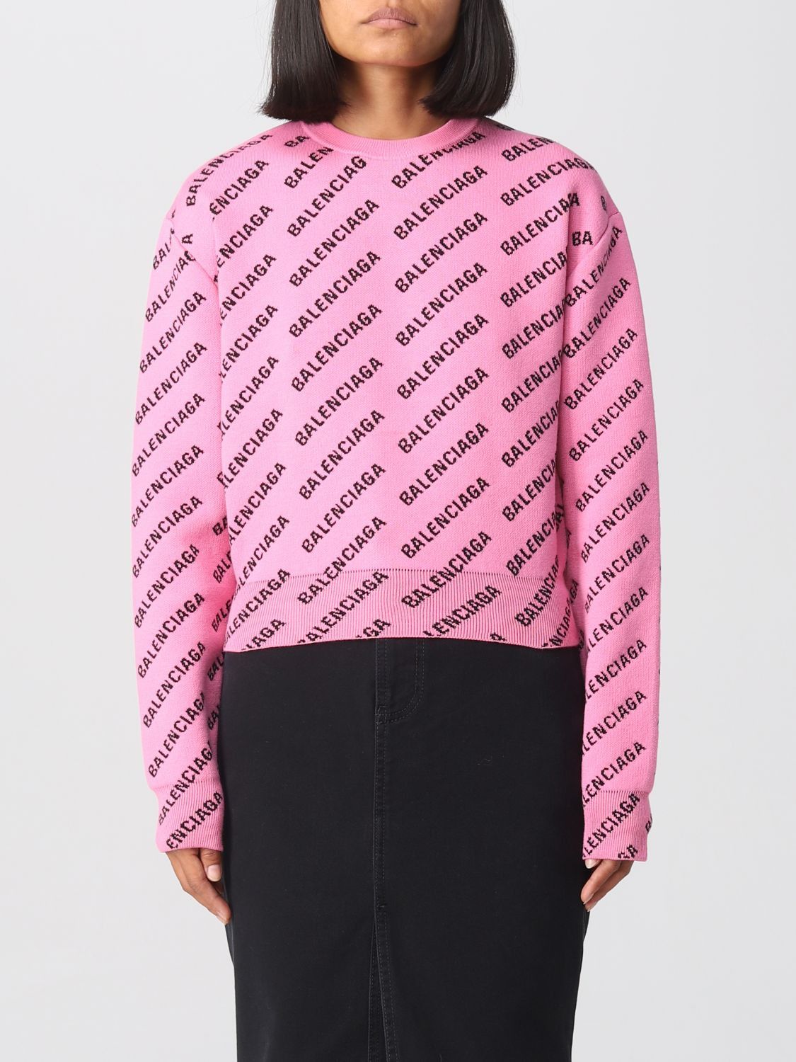 Balenciaga Sweater Woman Pink TOP DRWR