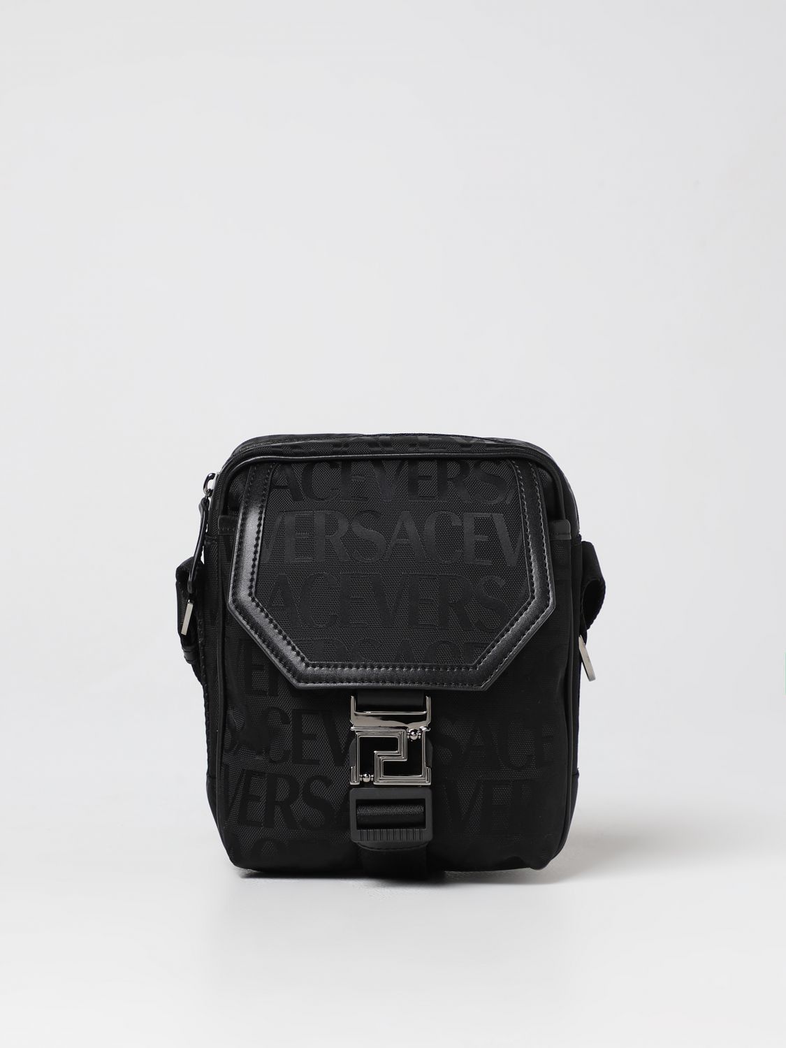 Versace Shoulder Bag Men Black TOP DRWR