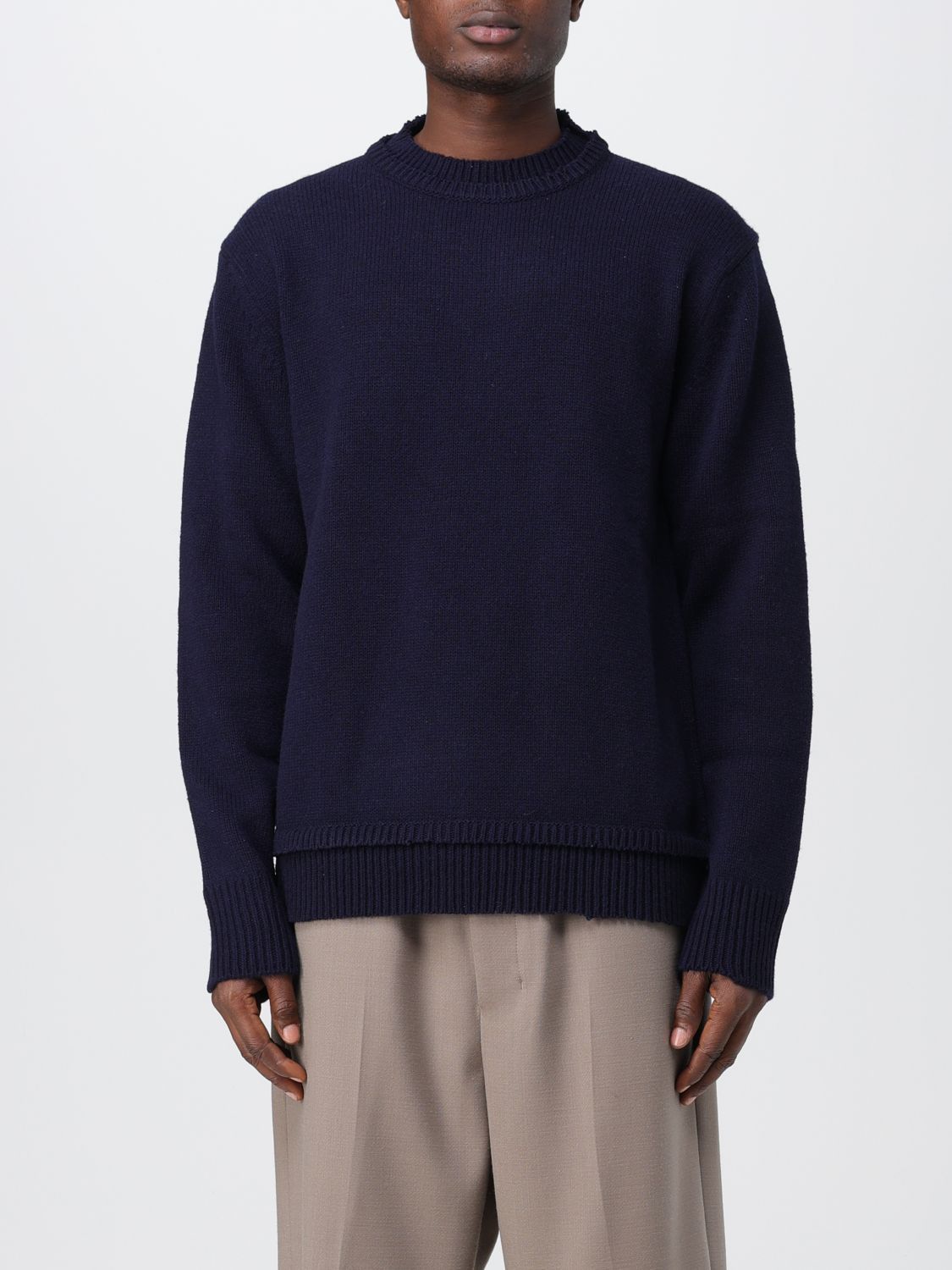 Maison Margiela Sweater Men Blue TOP DRWR