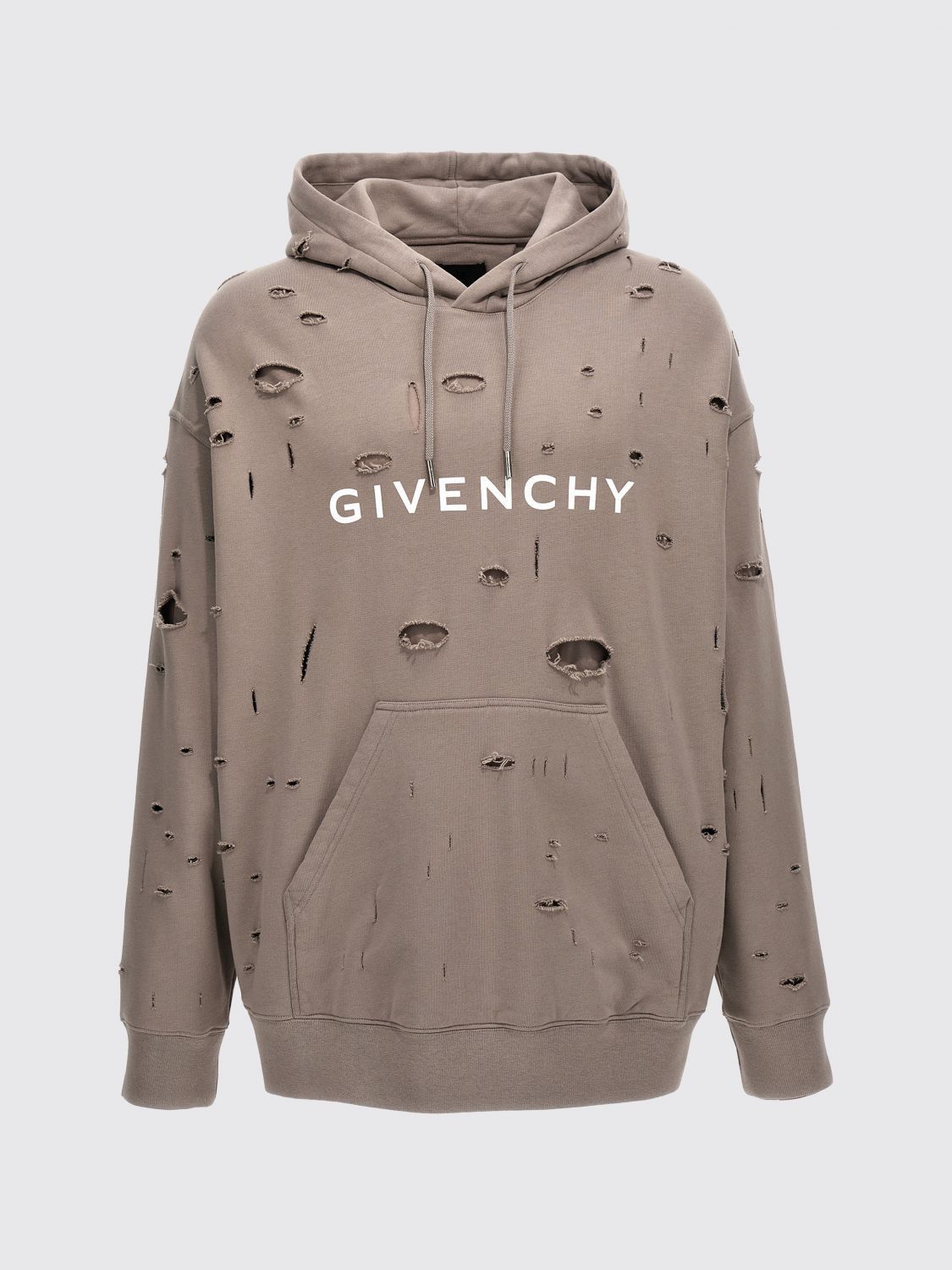 Givenchy Sweatshirt Men Dove Grey TOP DRWR