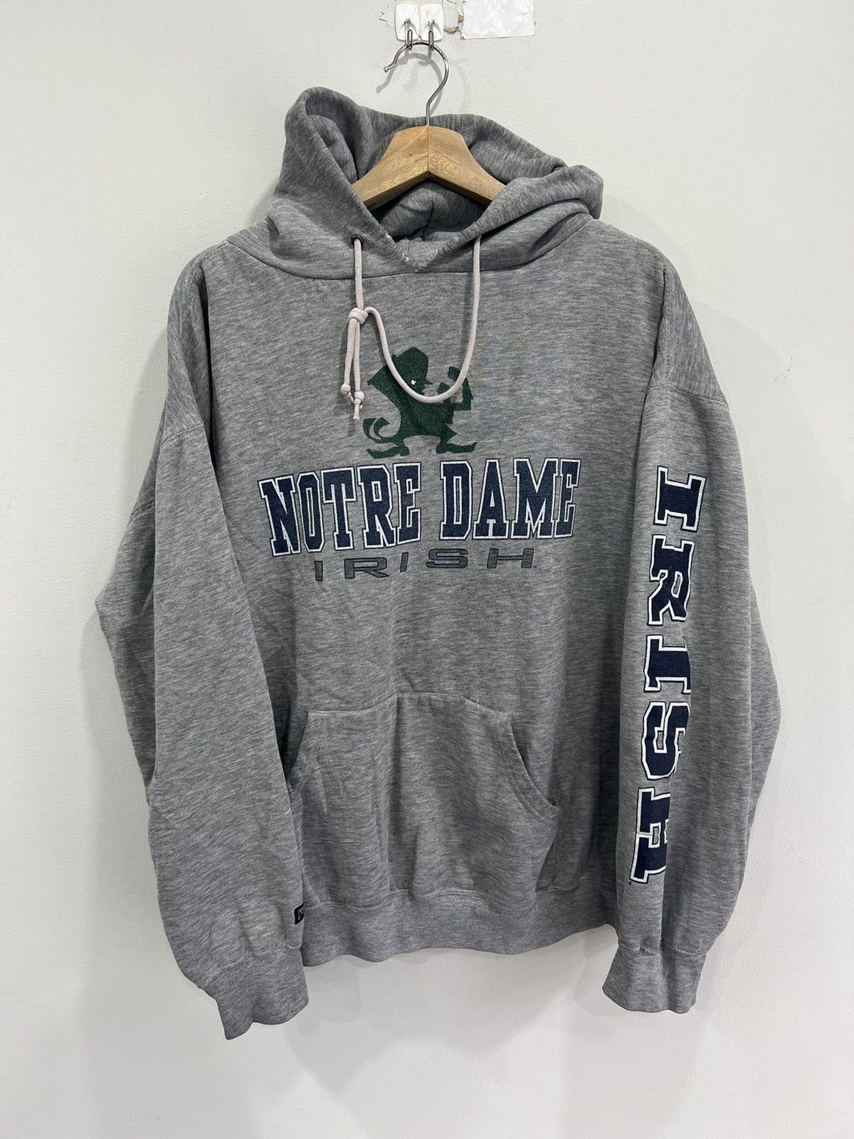 Vintage Notre Dame Hoodie sweater TOP DRWR