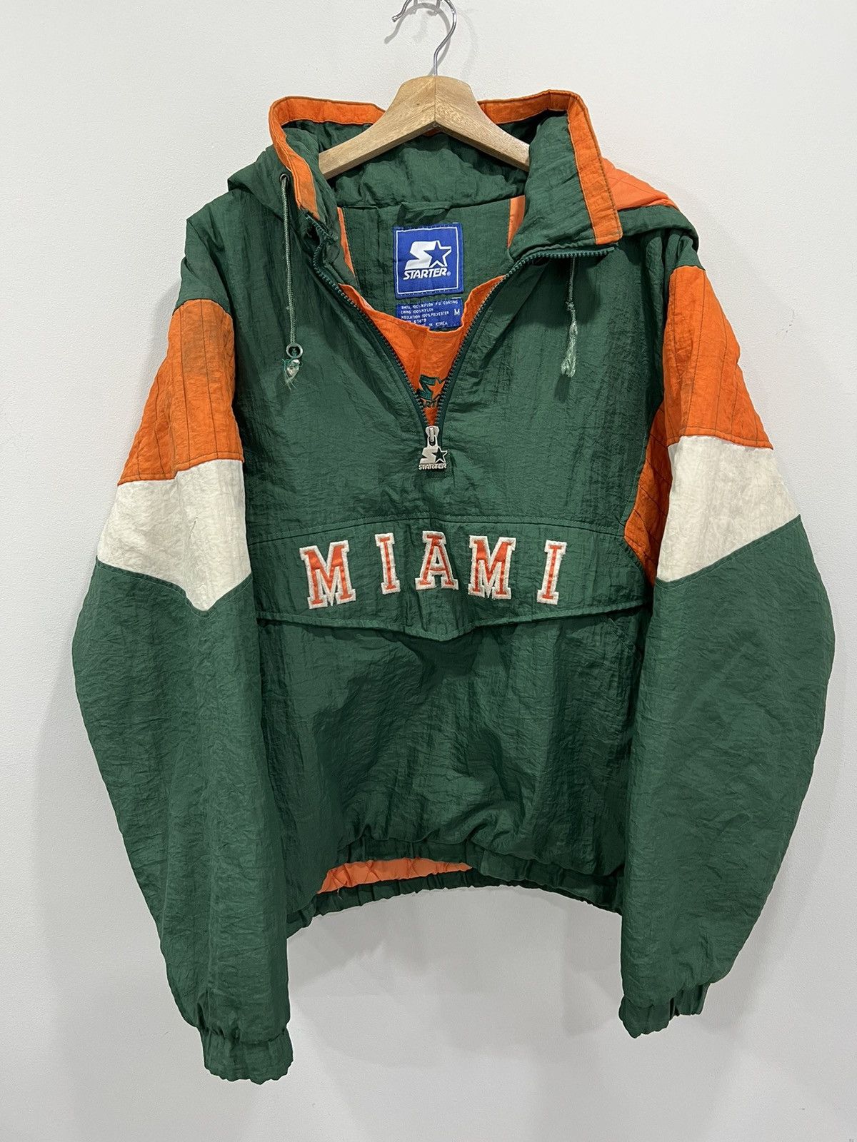 Vintage 90s Miami shops Hurricanes Jacket