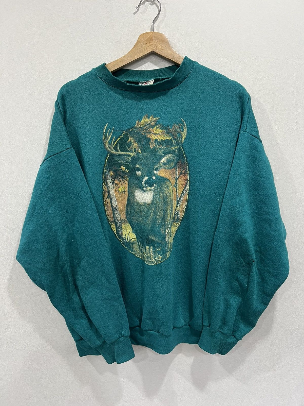 Vintage Deer Animal sweater sweatshirt TOP DRWR
