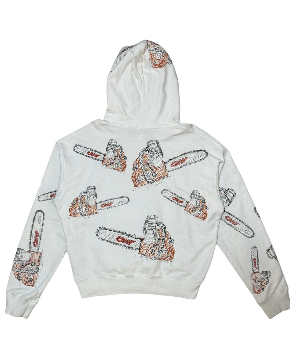 Off white chainsaw sweatshirt 2025