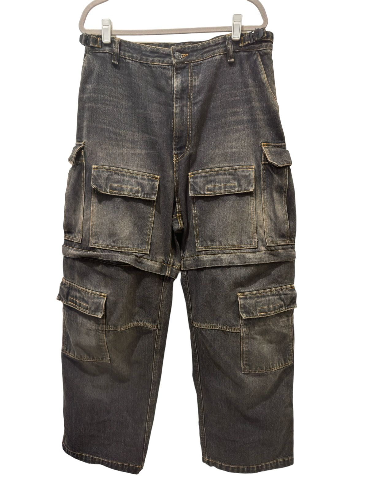 SS24 Balenciaga Japanese Denim Cargo Pants TOP DRWR