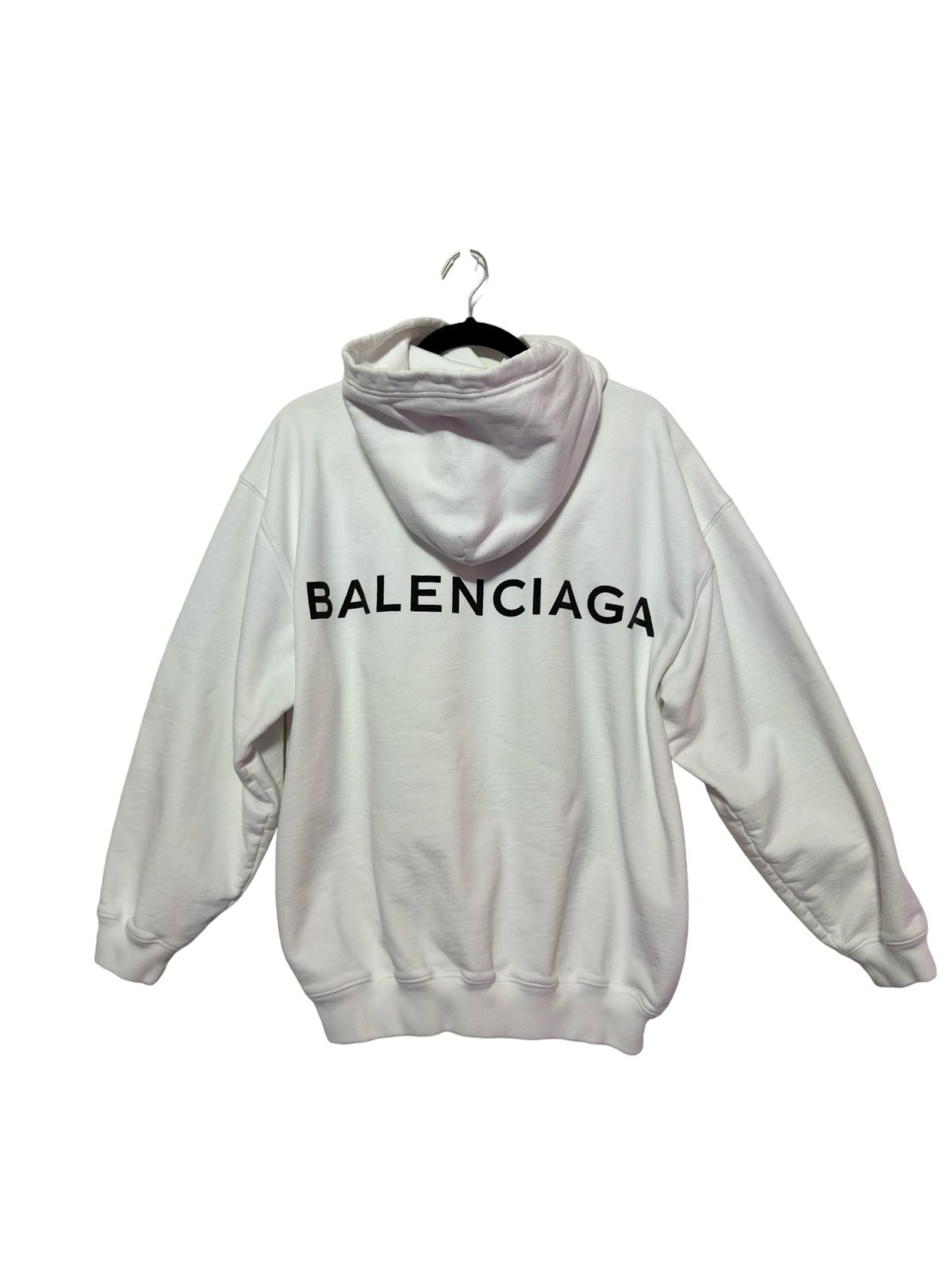 Balenciaga FW17 Archetype Back Logo Oversized Hoodie | TOP DRWR