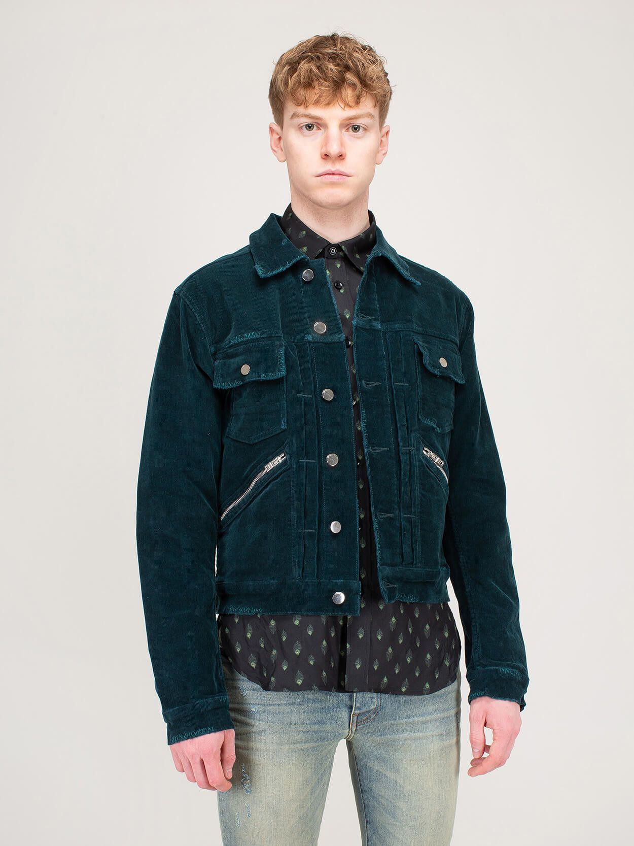 Wrangler green corduroy jacket new arrivals