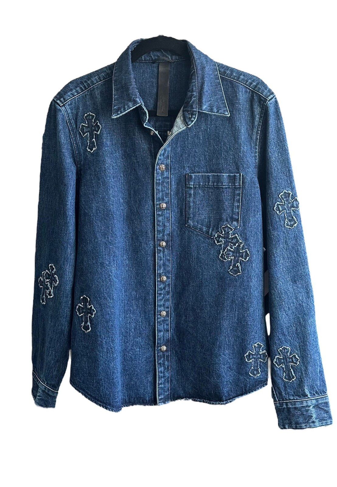 Chrome hearts jeans jacket sale