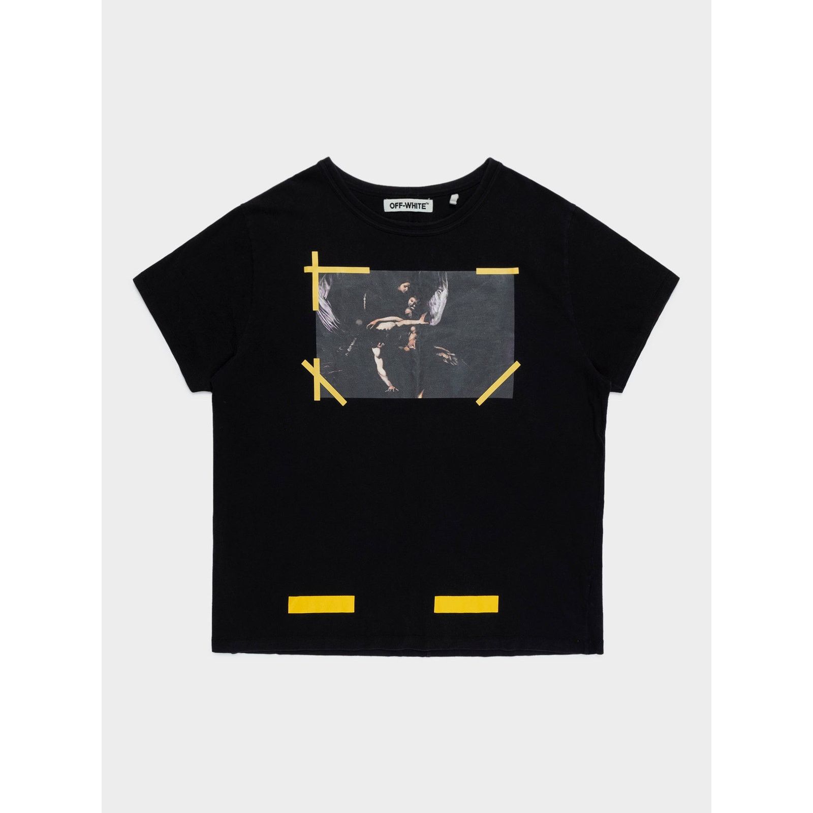 Off white caravaggio tee black sale