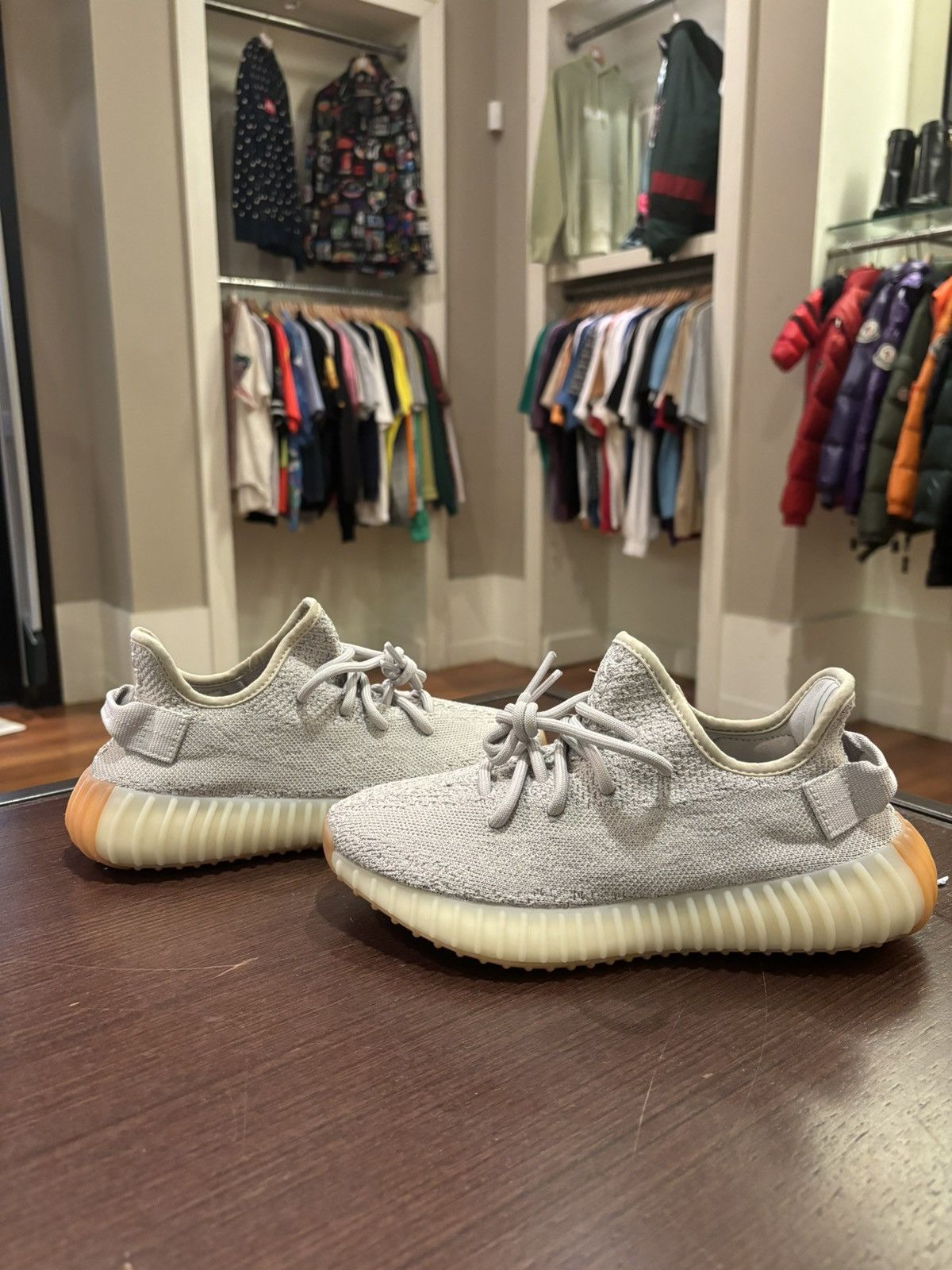 Adidas Kanye West Adidas Yeezy Boost 350 V2 Sesame Grey 4.5