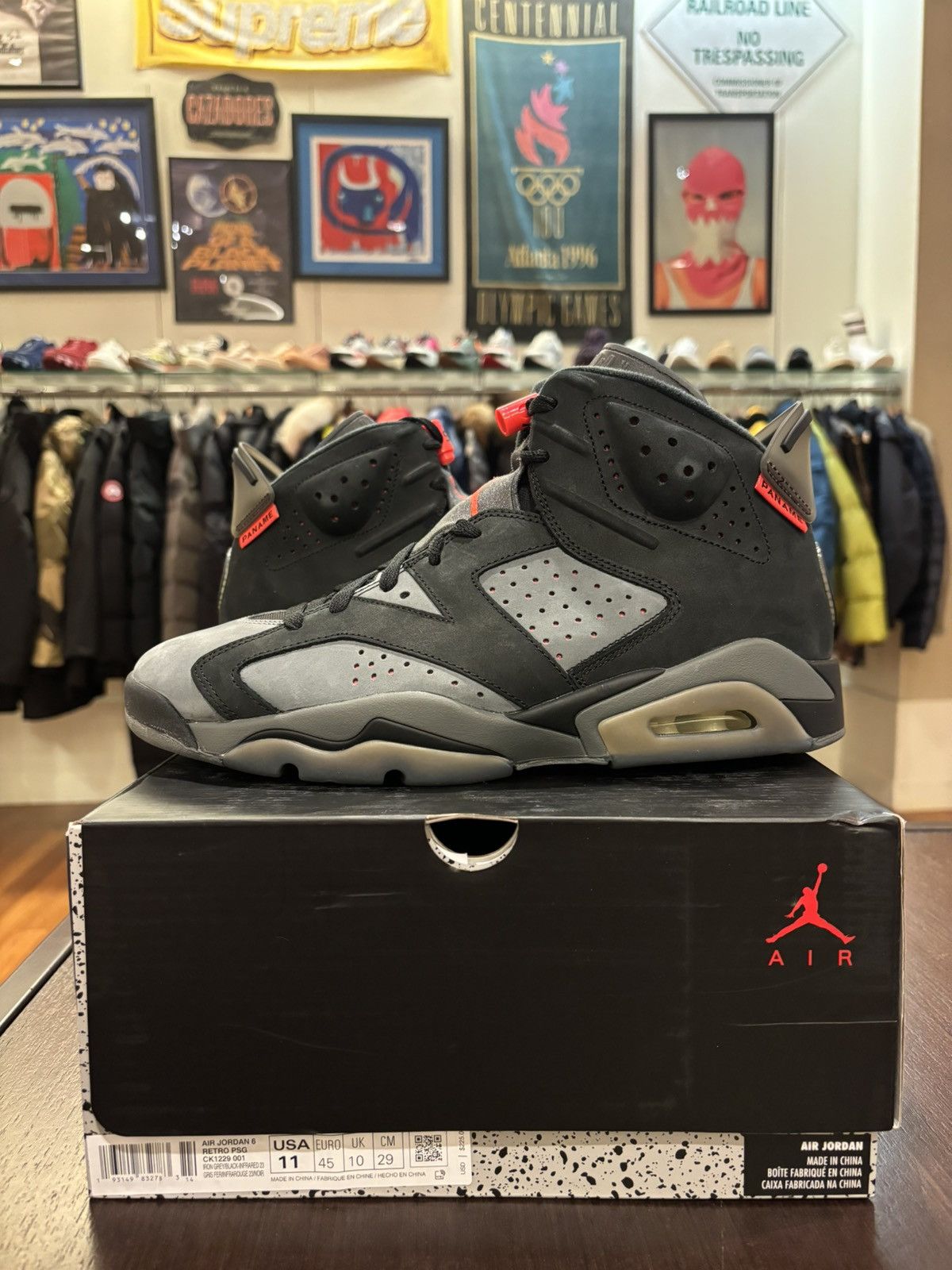 Jordan psg retro 6 on sale