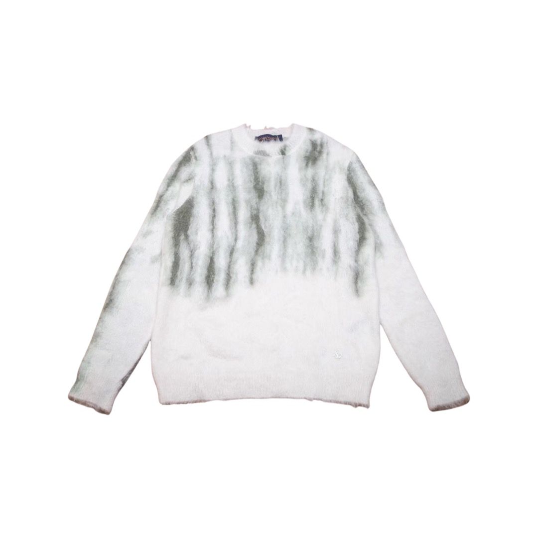 Louis Vuitton Virgil Abloh SS19 mohair dyed knit sweater TOP DRWR