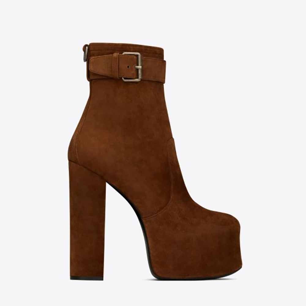 Ysl platform booties hotsell