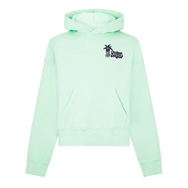 Lime green palm angels hoodie sale