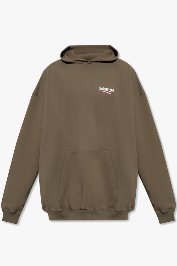 Balenciaga o1s1wg110524 Hoodie in Khaki TOP DRWR
