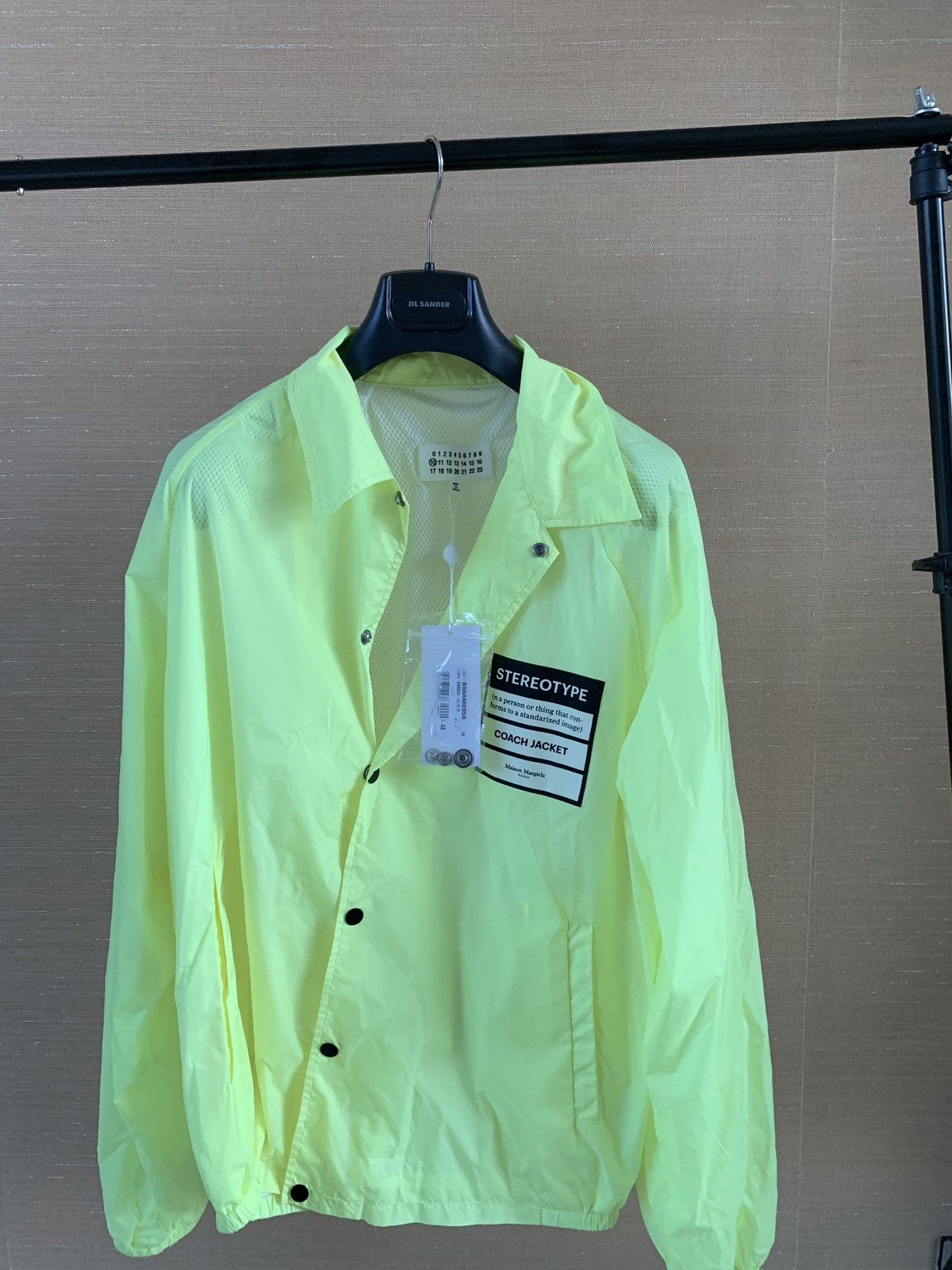 Maison Margiela Coach Stereotype Jacket in Highlighter Yellow TOP DRWR