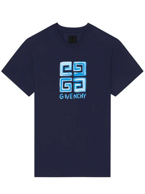 Givenchy o1srvl11e0524 T Shirt in Navy TOP DRWR