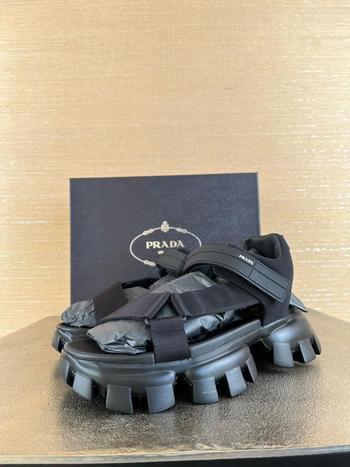 Prada cloudbust sandals hotsell