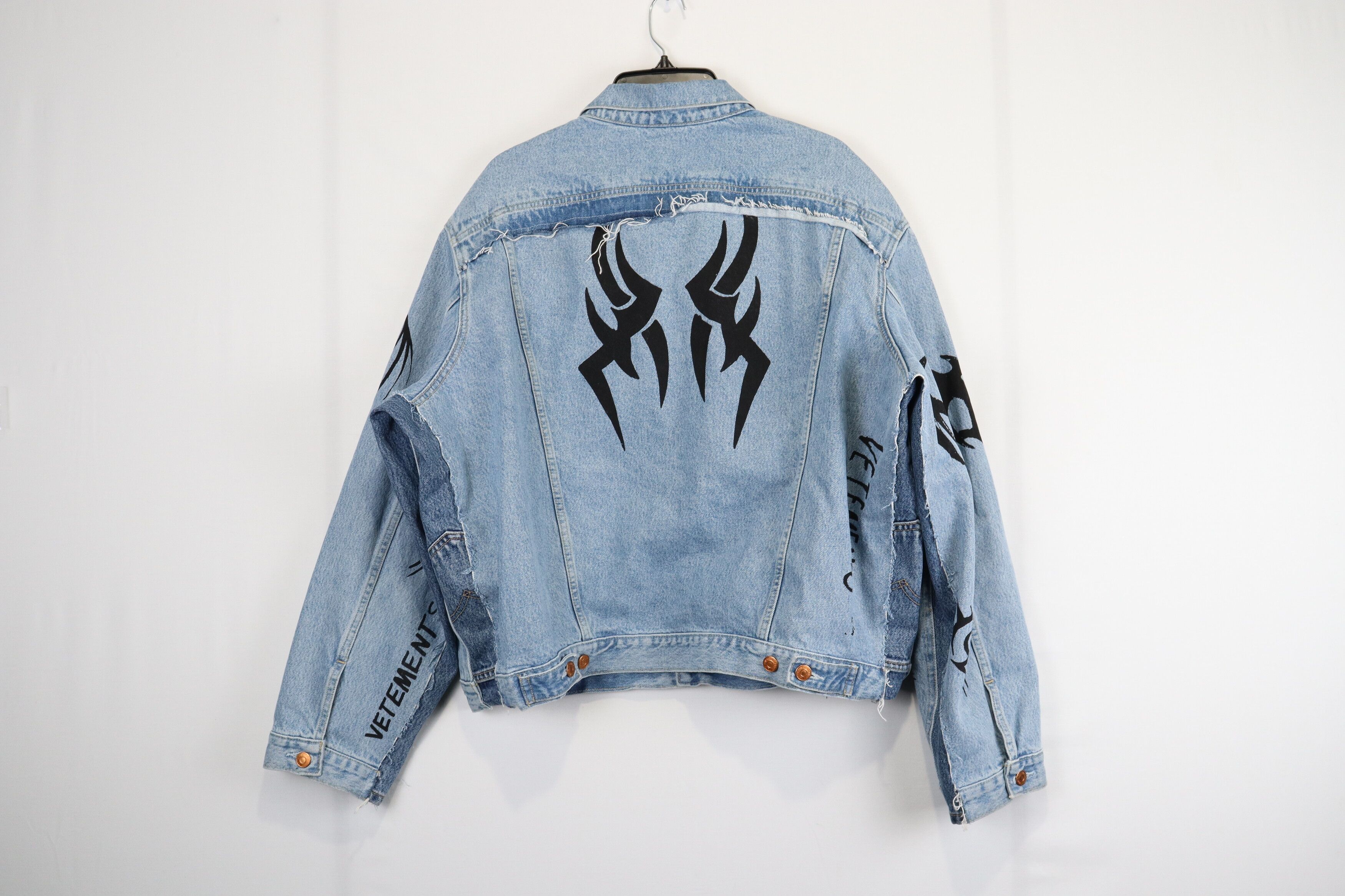 Vetements tribal denim jacket top