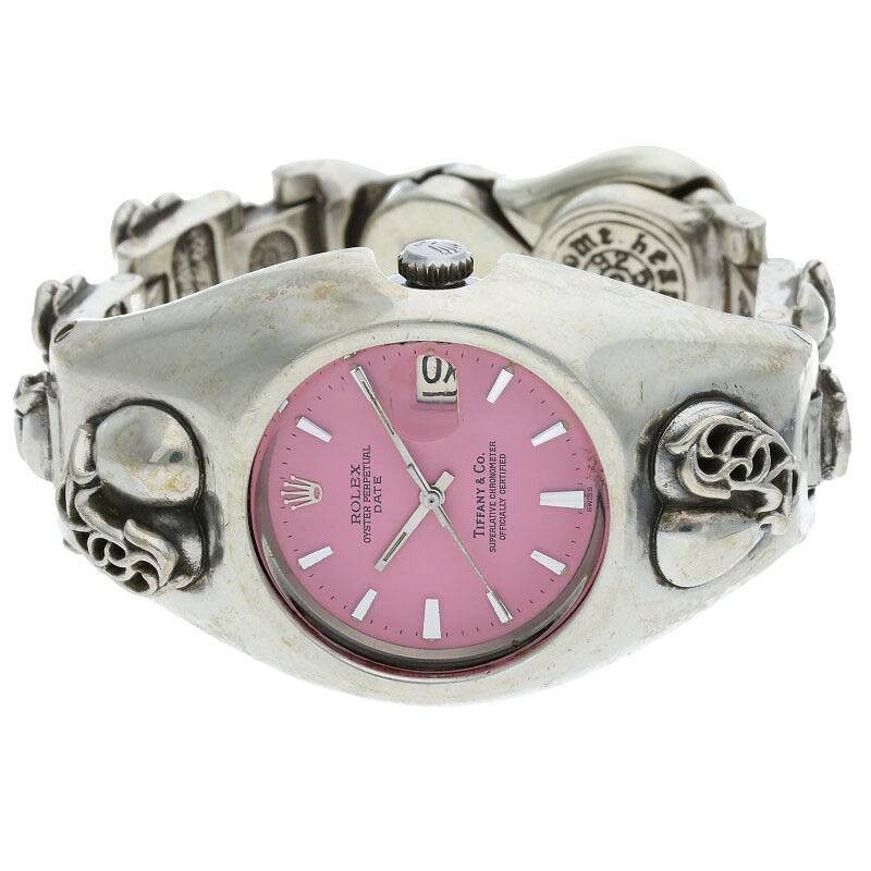 Chrome heart rolex best sale