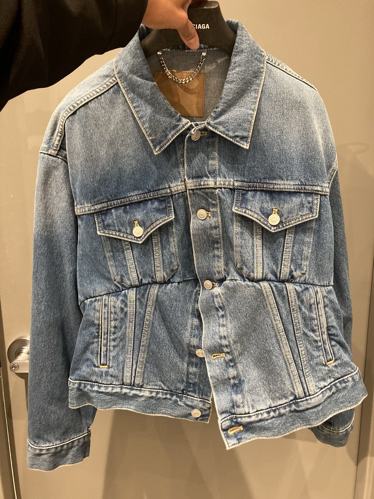 Balenciaga Swing Denim Jacket TOP DRWR