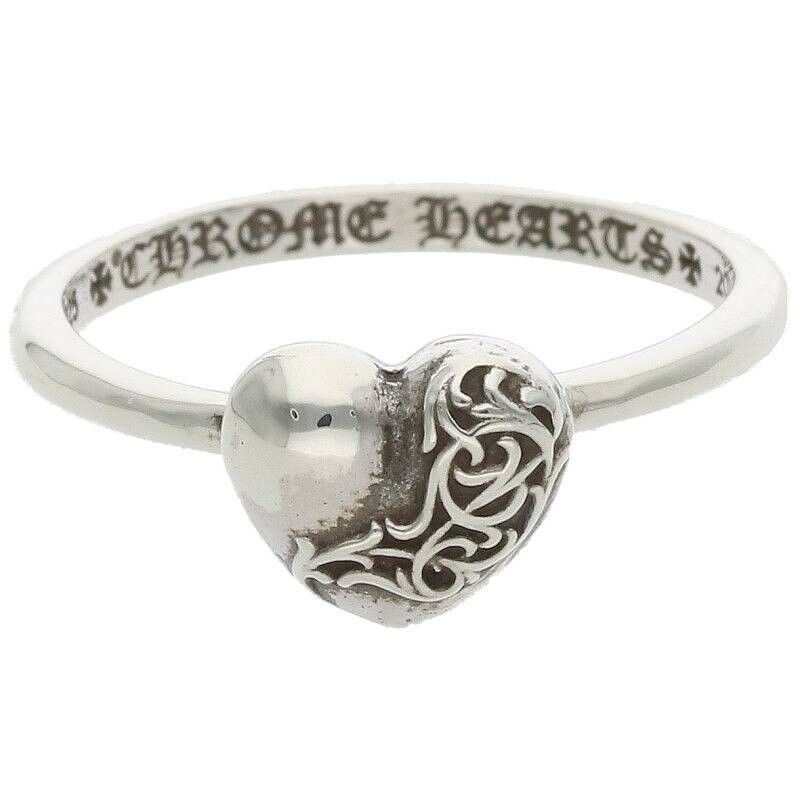 Chrome Hearts Fluer Heart Ring TOP DRWR