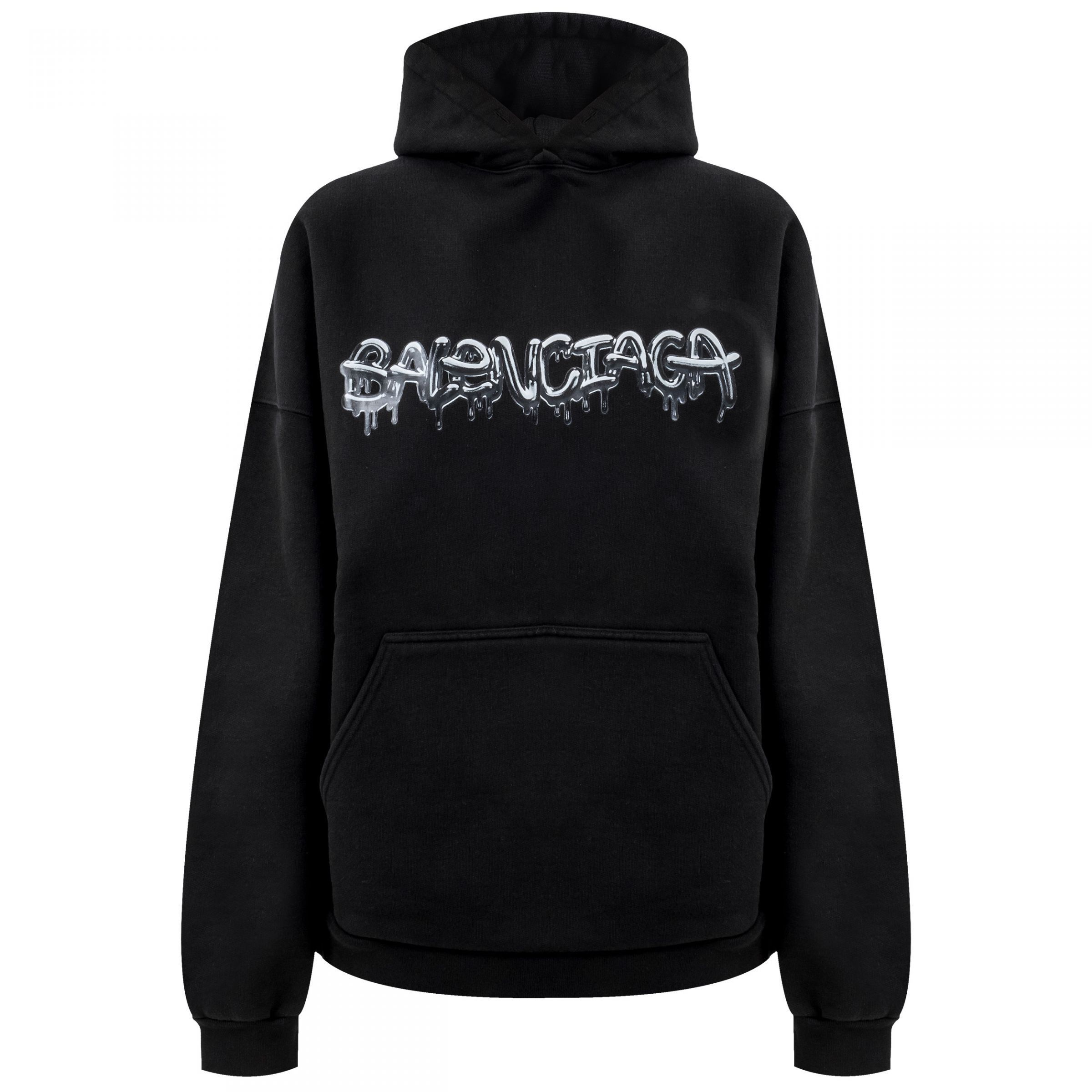 Balenciaga backprint hoodie best sale