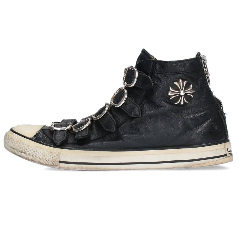 Chrome Hearts Converse Chrome Hearts x Converse Multi Buckle Chuck Taylor TOP DRWR