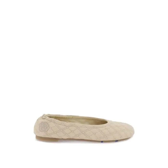 Burberry quilted flats best sale