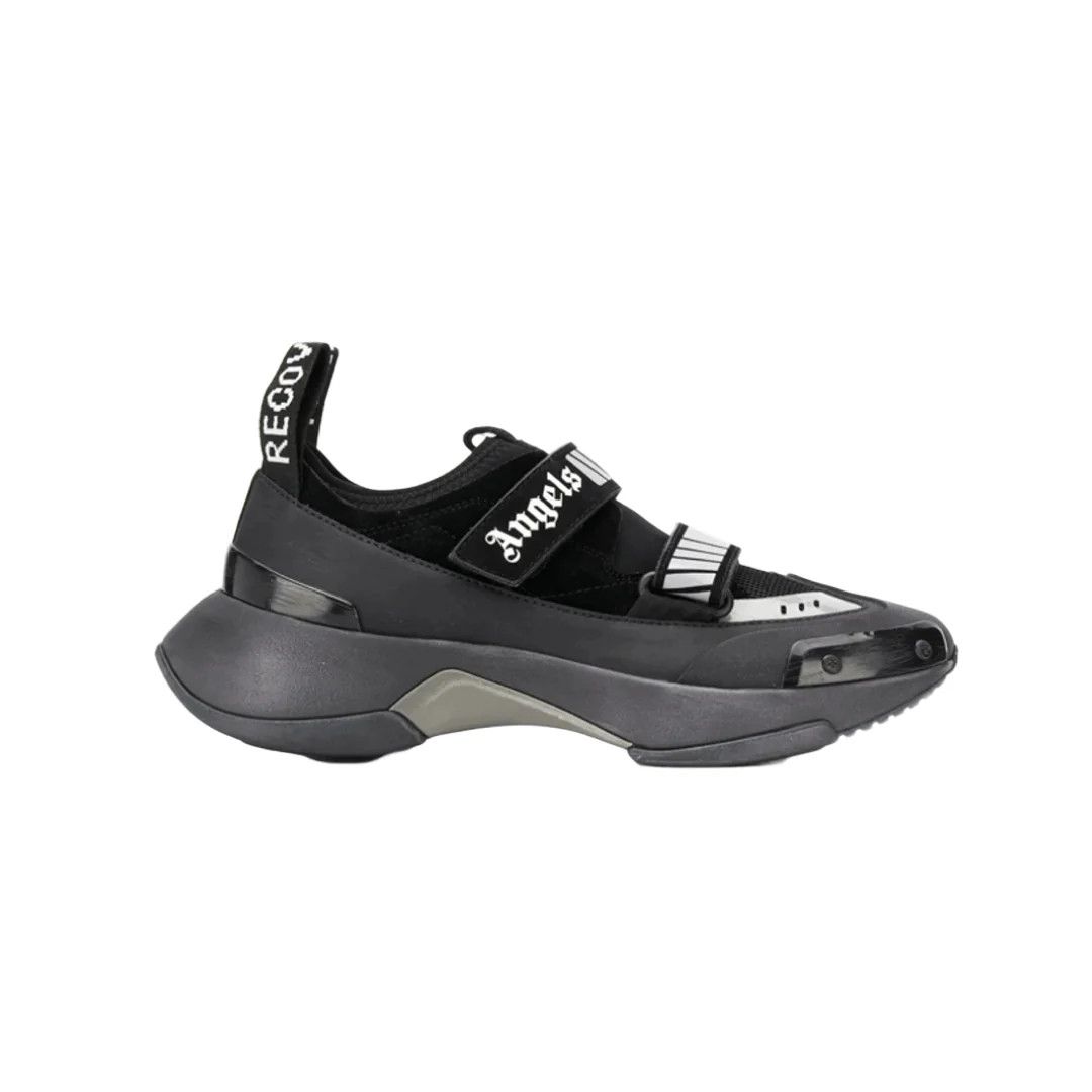 Palm angels black recovery sneakers deals