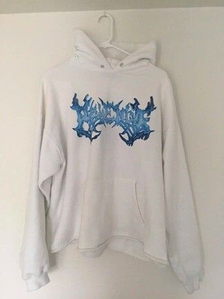 o1p2roe1m Revenge Ice Hoodie Blue White TOP DRWR