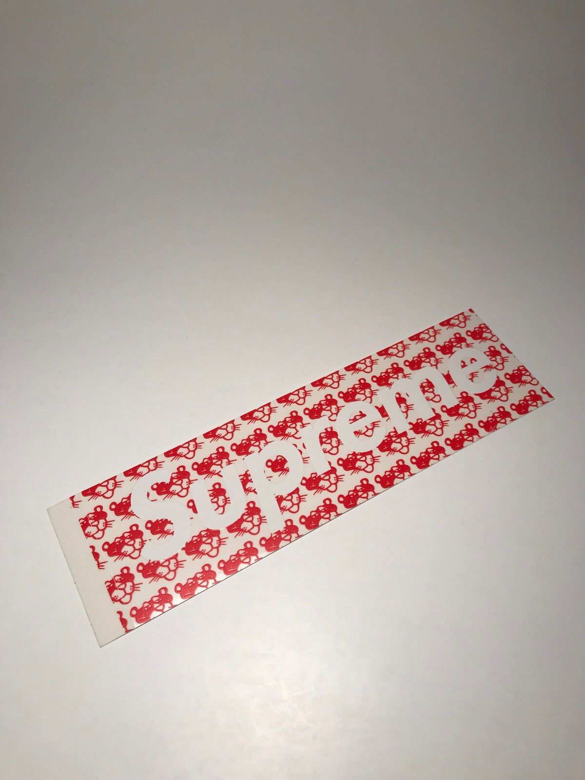 Supreme Pink Panther Red Box Logo Sticker TOP DRWR