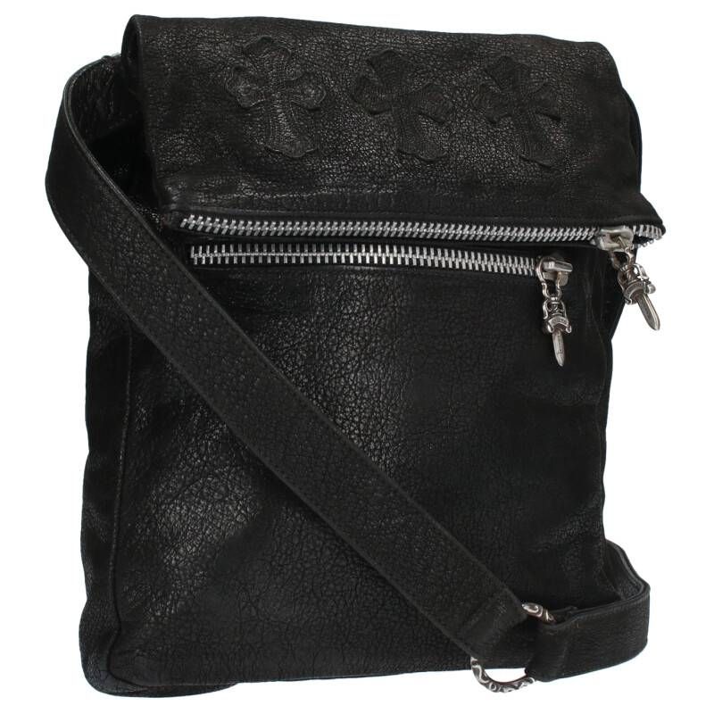 Chrome hearts Flare Suede Pouch Bag