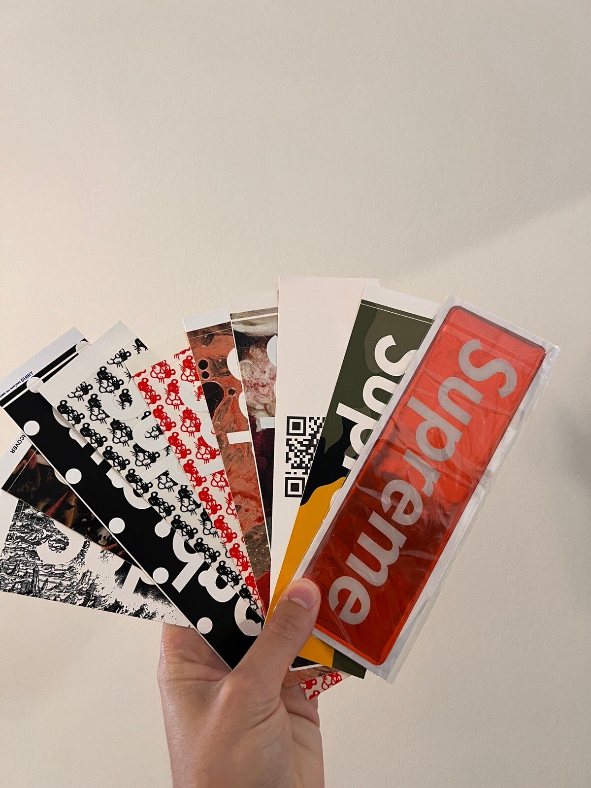 Supreme Box Logo Sticker Lot TOP DRWR