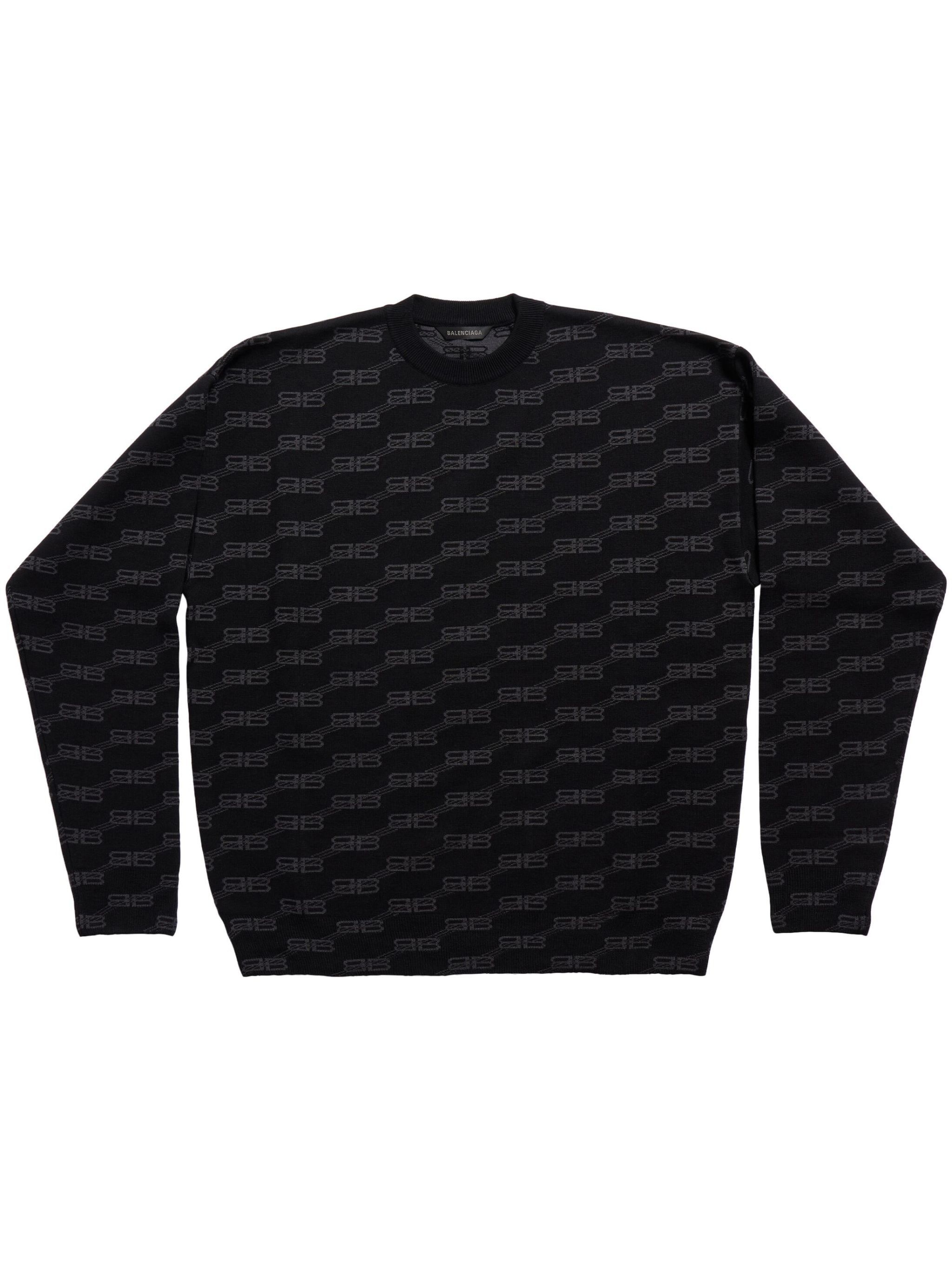 Balenciaga monogram sweater hotsell