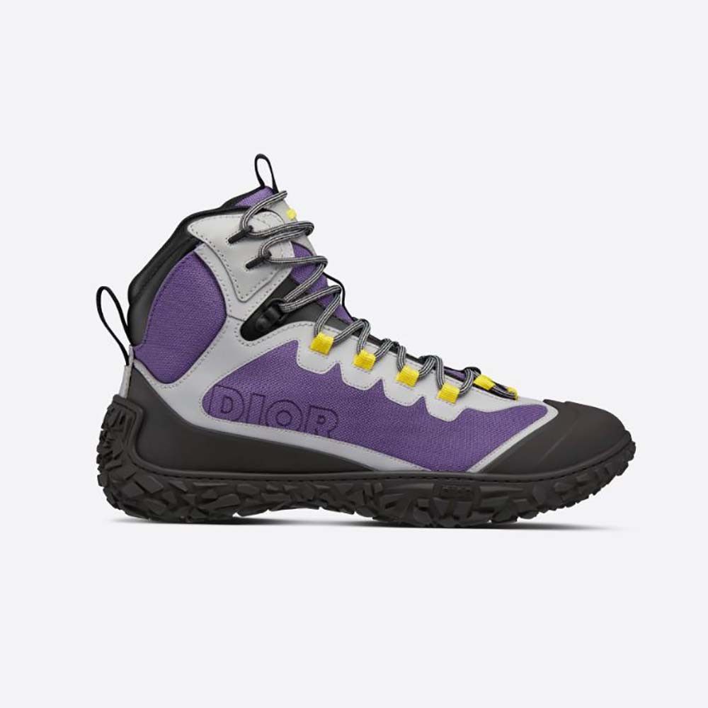 o1w1db11223 Diorizon Hiking Ankle Boots in Black Purple TOP DRWR