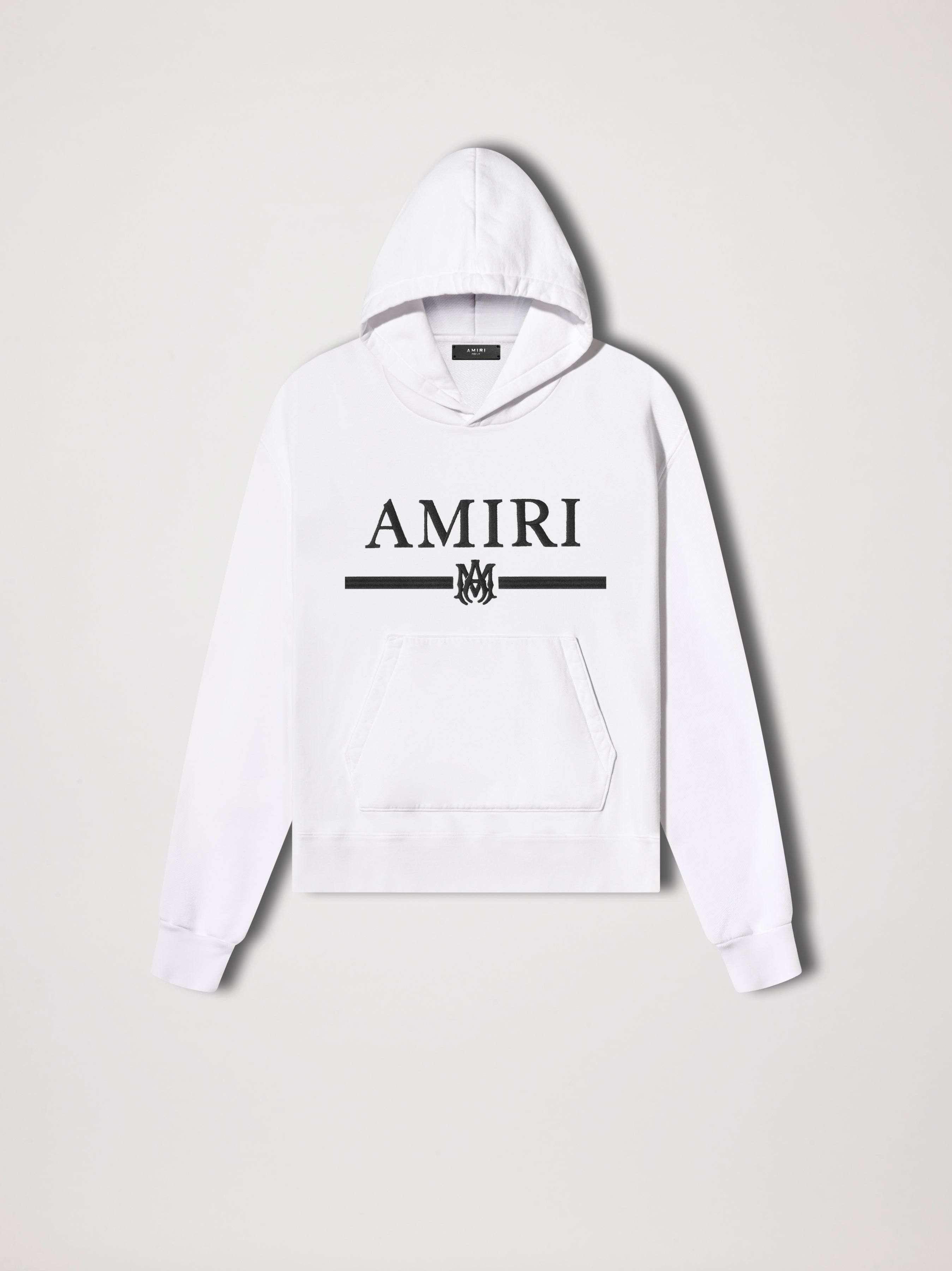 Amiri o1lxy1mk0624 Ma Logo Hoodie in White TOP DRWR