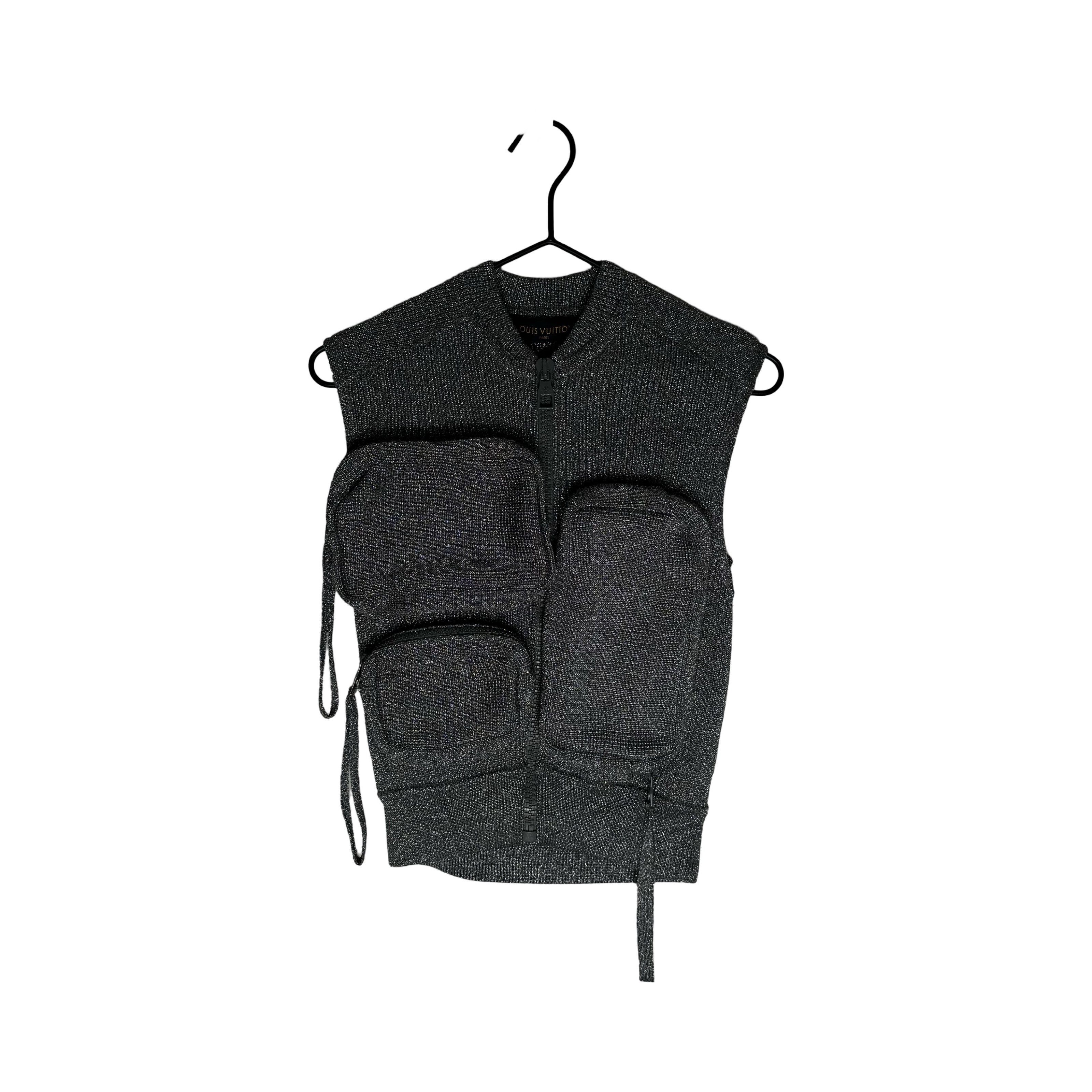 Louis Vuitton LV Virgil Runway Cargo Vest TOP DRWR