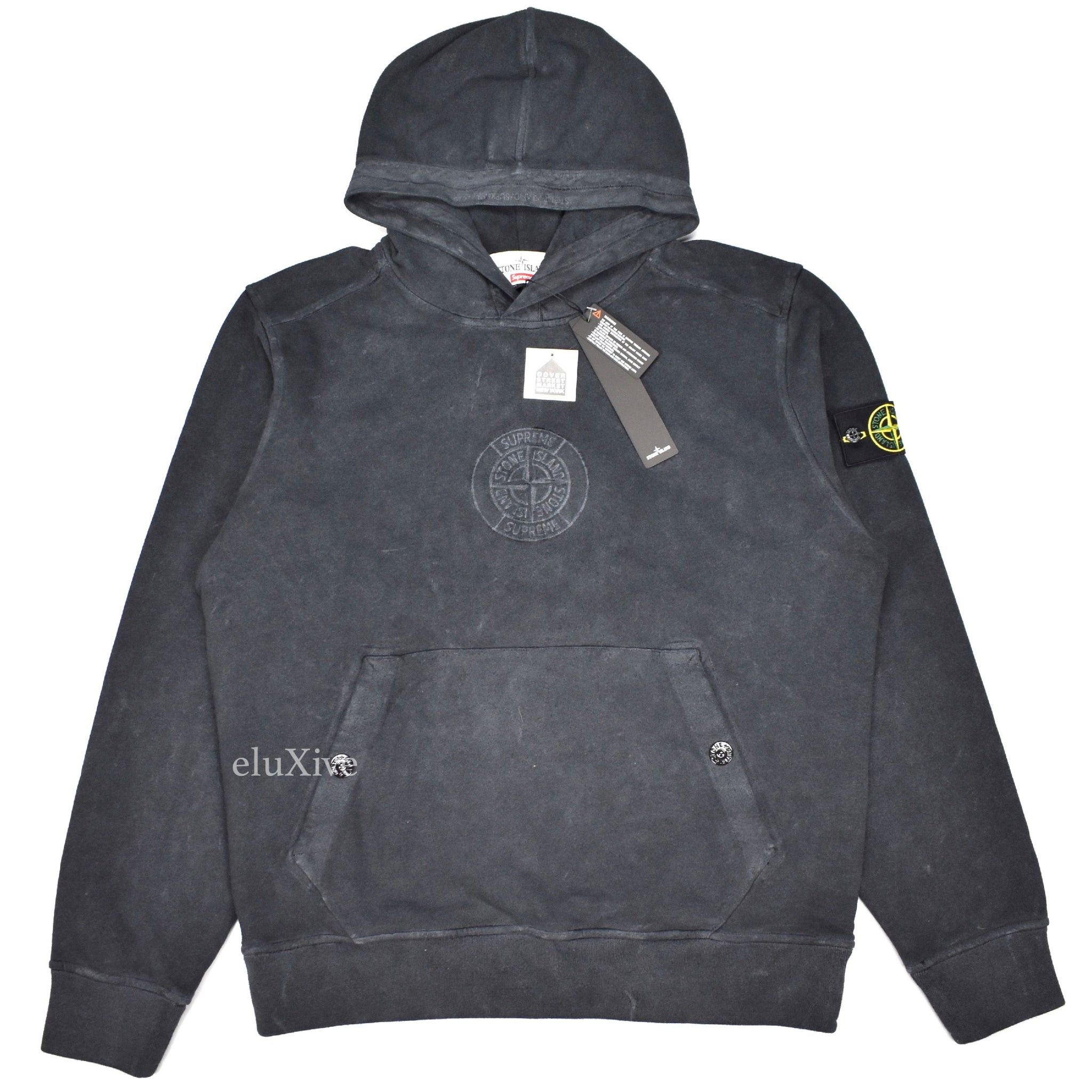 Hoodie stone island supreme hotsell