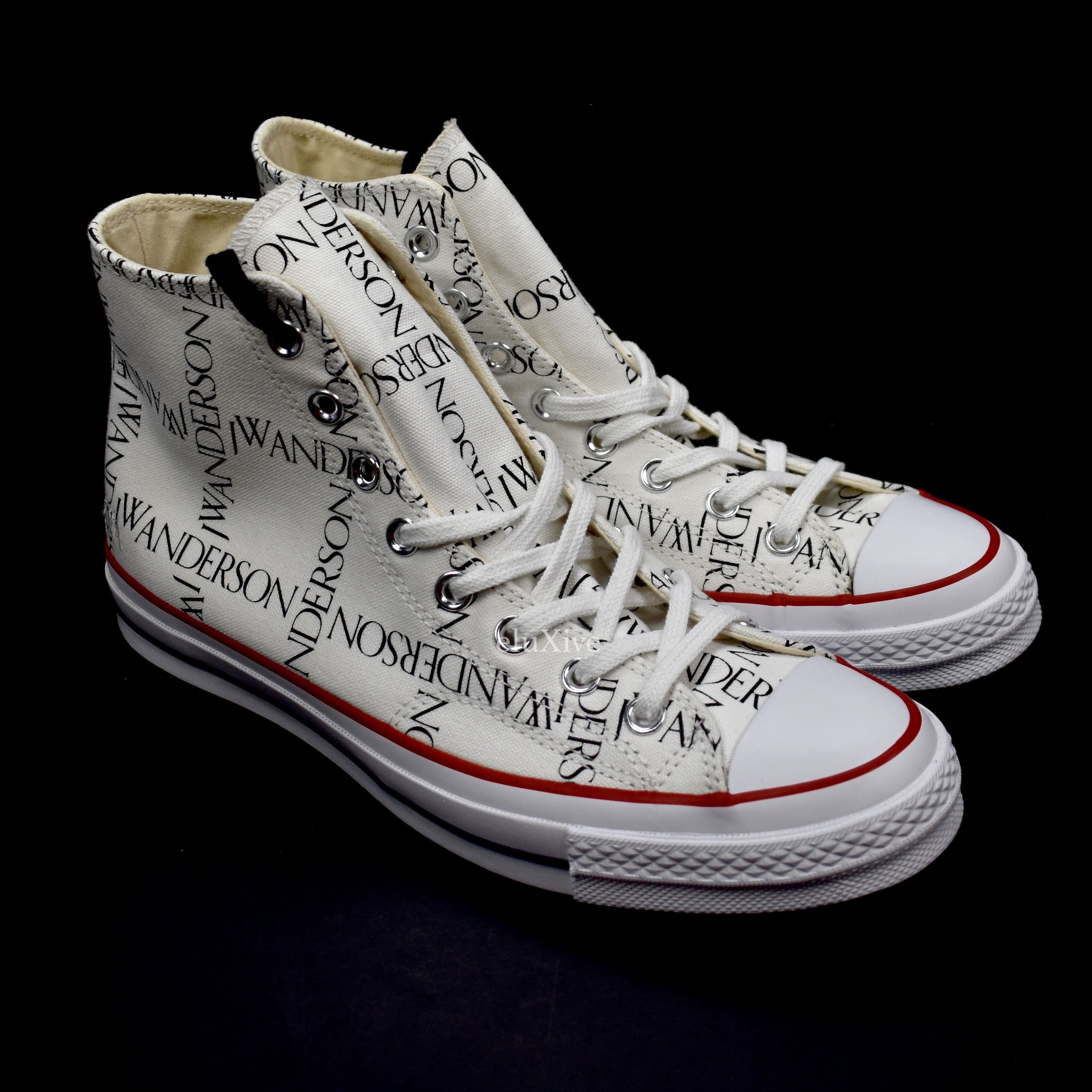 Converse J.W.Anderson JWA Chuck Taylor Hi Grid Logo White DS TOP DRWR