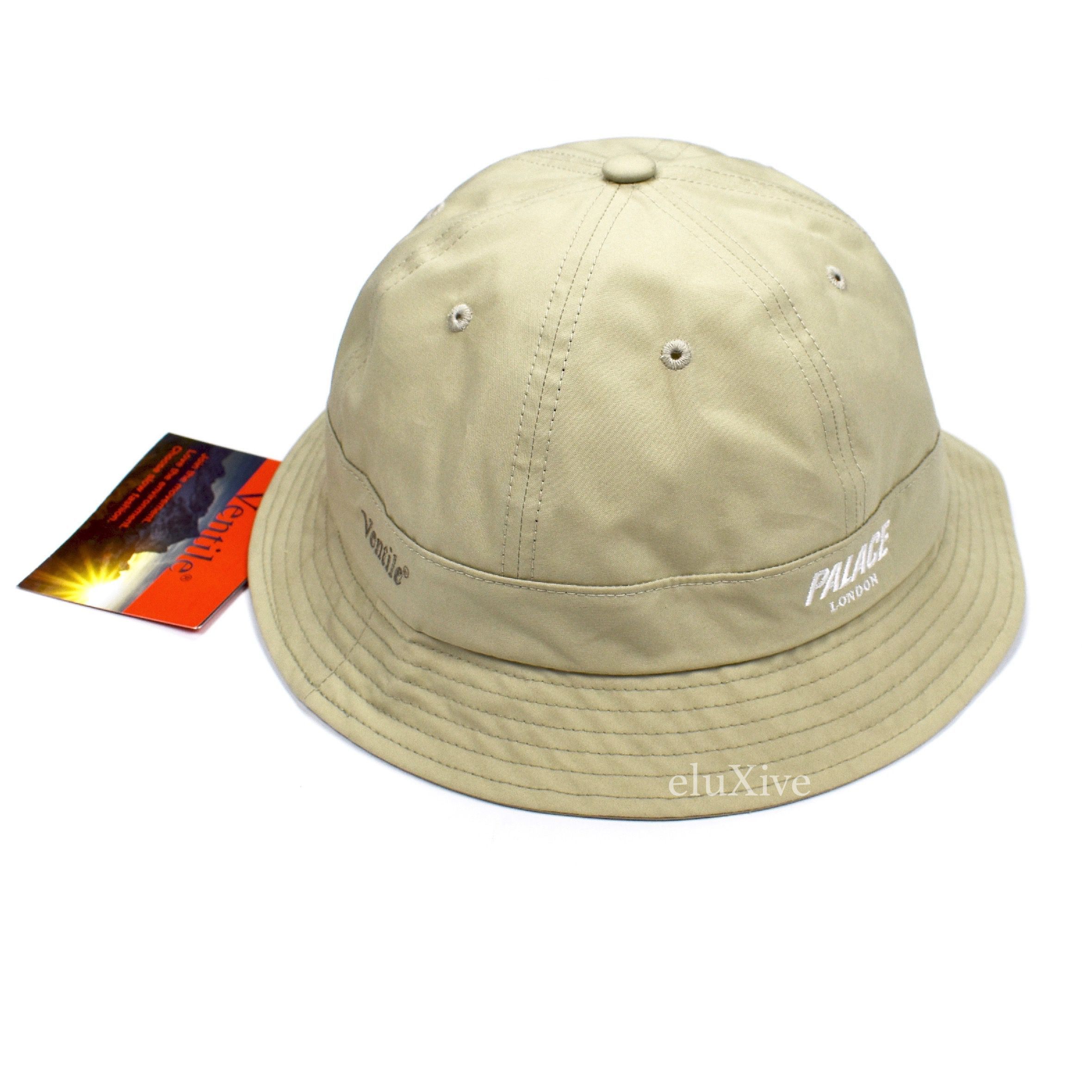 Palace Stone Ventile Logo Embroidered Bucket Hat L XL FW20 DS TOP DRWR